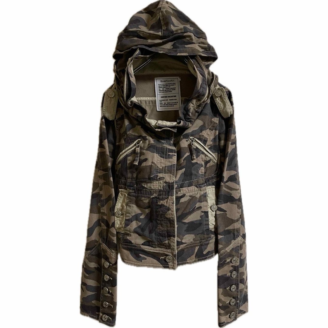 Japanese Brand Cropped Camo Bono Jacket Size US S / EU 44-46 / 1 - 4 Thumbnail