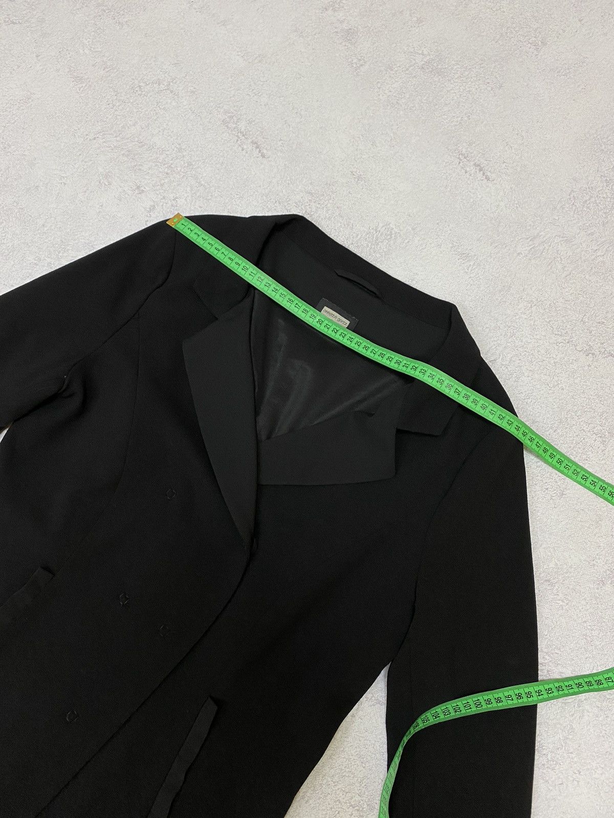 Annette Gortz Annette Gortz Womens Black Coat Jacket Virgin Wool Size 40 Size S / US 4 / IT 40 - 14 Thumbnail