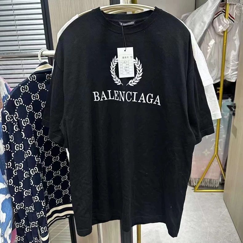 Balenciaga Balenciaga Wheat Pattern Short Sleeve M Size US M / EU 48-50 / 2 - 1 Thumbnail