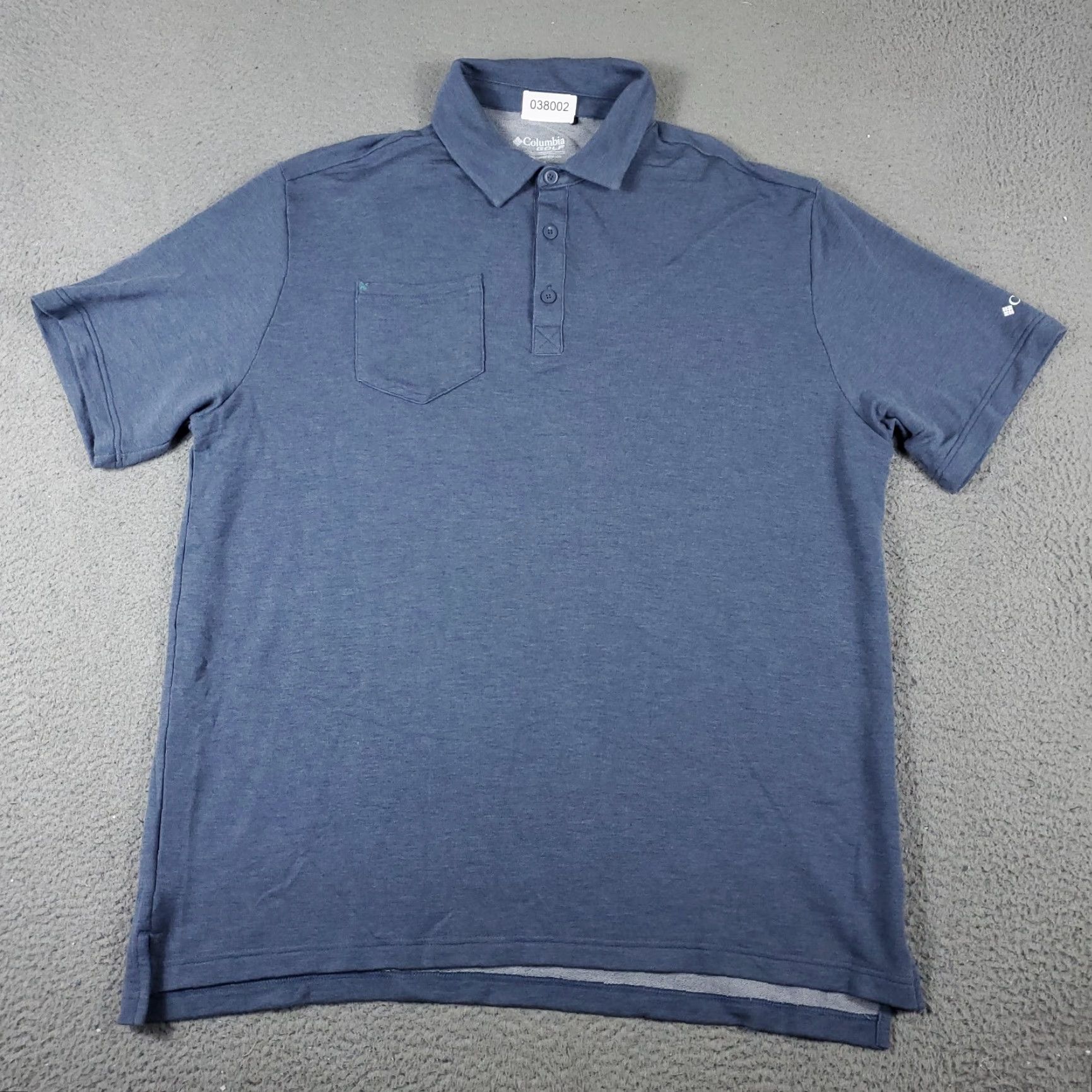 Vintage Columbia Polo Shirt Mens XL Blue Golf Casual Short Sleeve Adult Size US XL / EU 56 / 4 - 2 Thumbnail