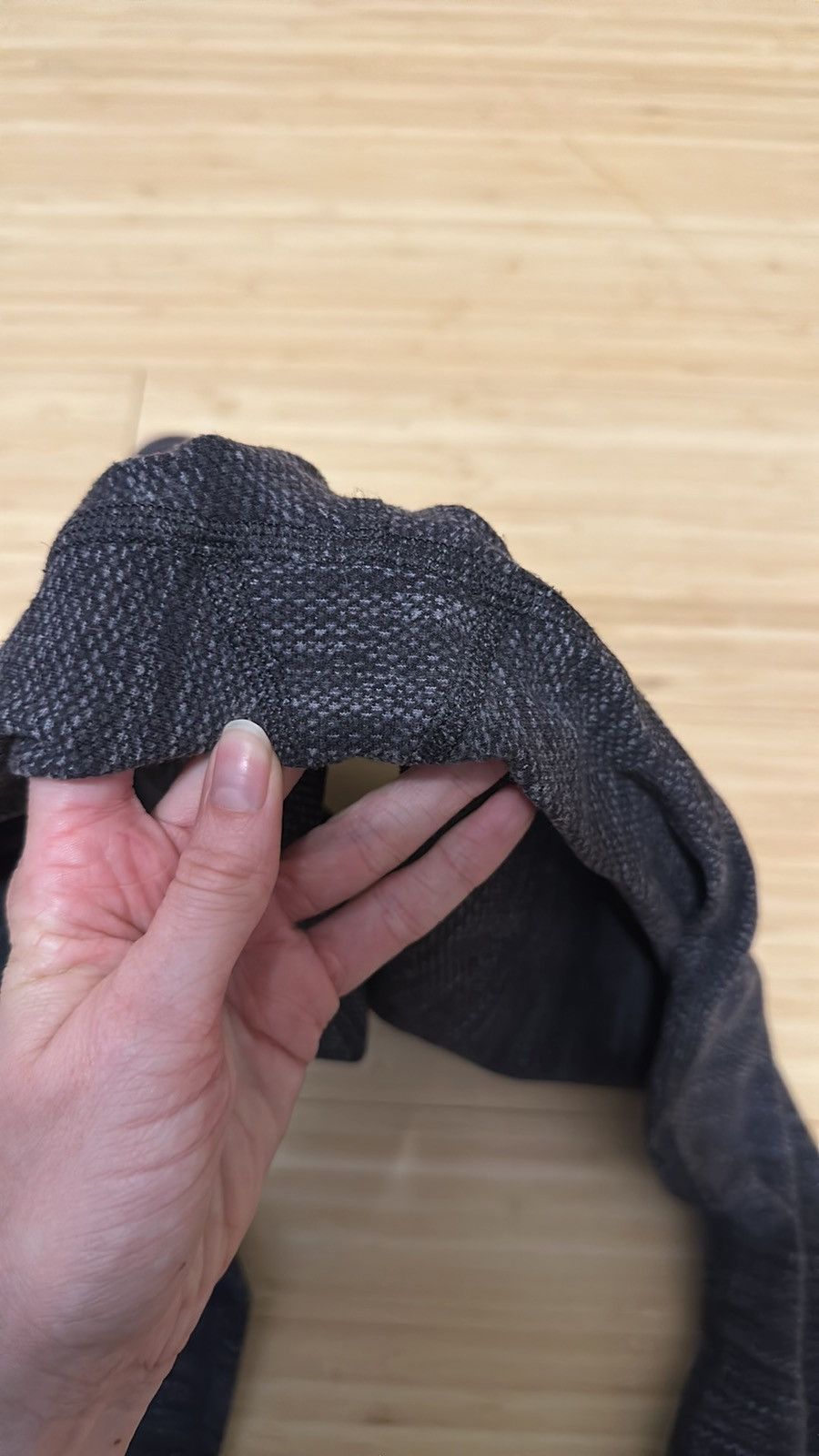 Lululemon Wunder Under Pant Diamond Jacquard Space Dye Black Deep Coal Size 27" / US 4 / IT 40 - 9 Thumbnail