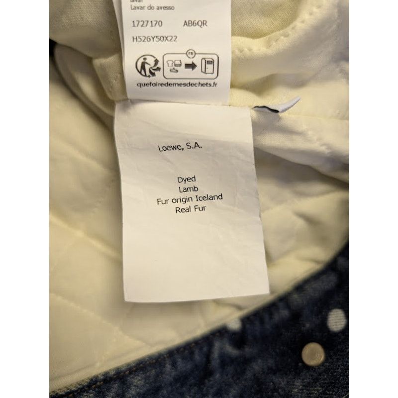 Loewe o1rshd1 Sketch Print Denim Jacket in Mid Blue Size US M / EU 48-50 / 2 - 21 Thumbnail