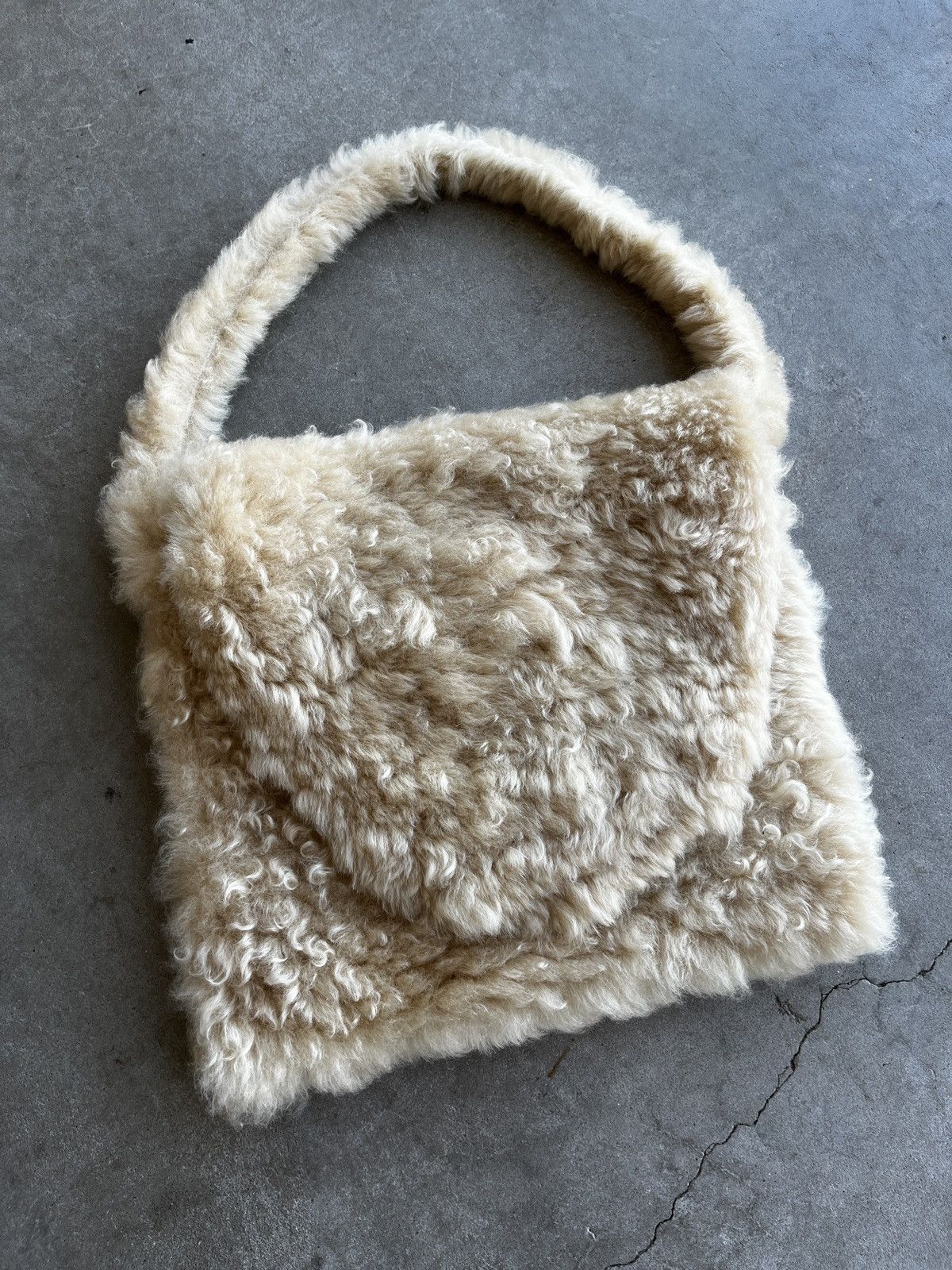 ERL ERL Shearling Messenger Bag (unisex) Size ONE SIZE - 1 Thumbnail