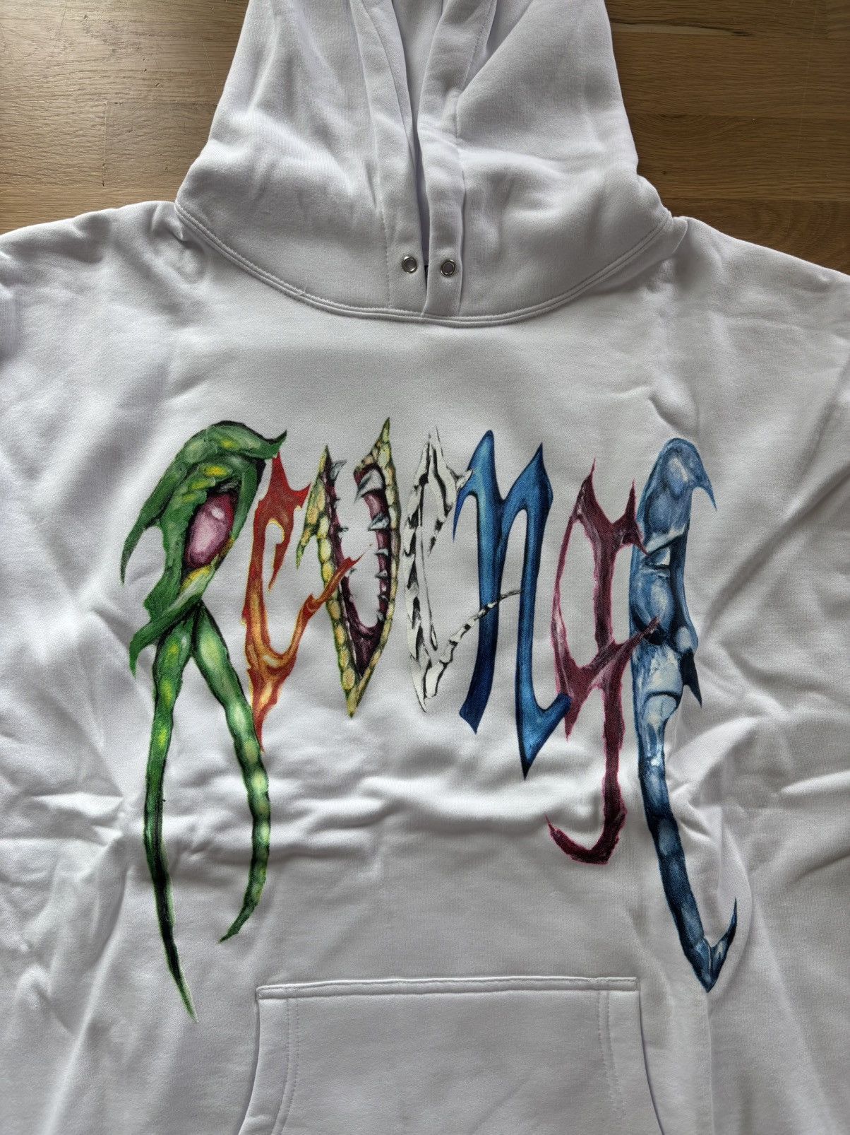 Revenge × Trippie Redd Revenge Trippie Redd Arch Logo Hoodie Size US XXL / EU 58 / 5 - 5 Thumbnail