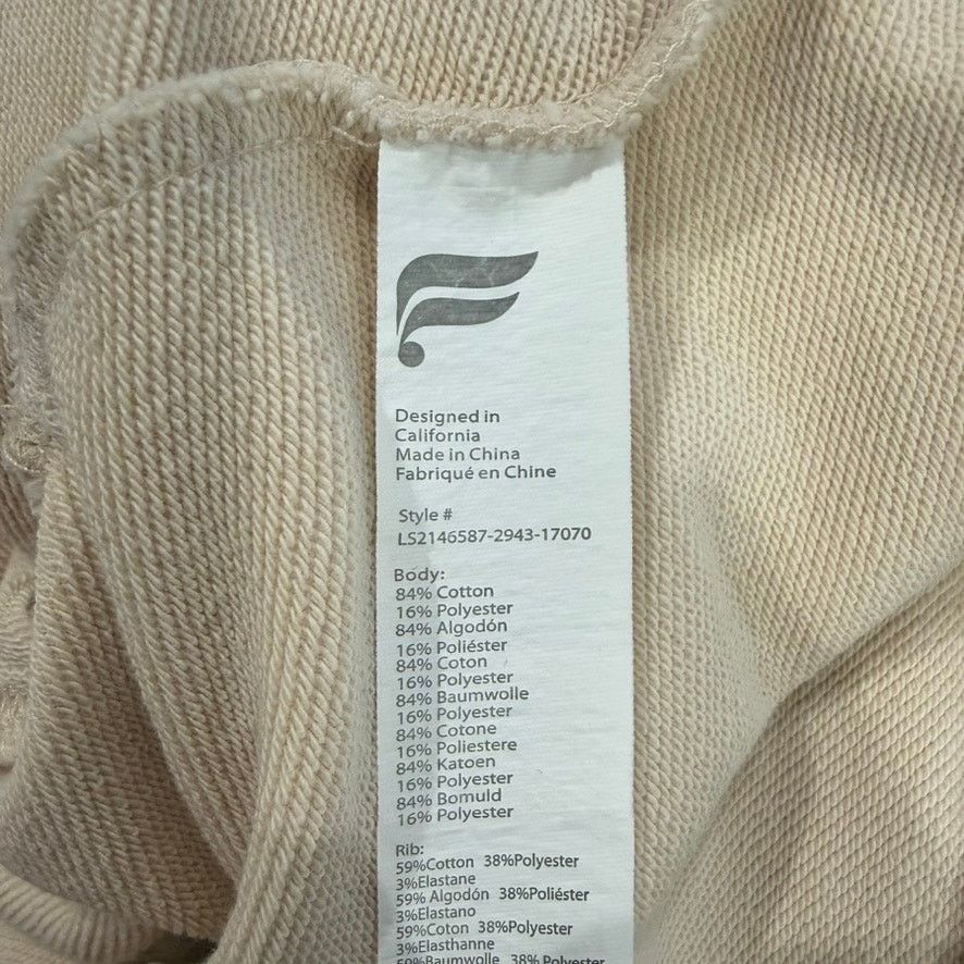 Fabletics Fabletics Quarter Zip Up Sweatshirt in Beige, Size XXL Size XXL / US 16-18 / IT 52-54 - 7 Thumbnail