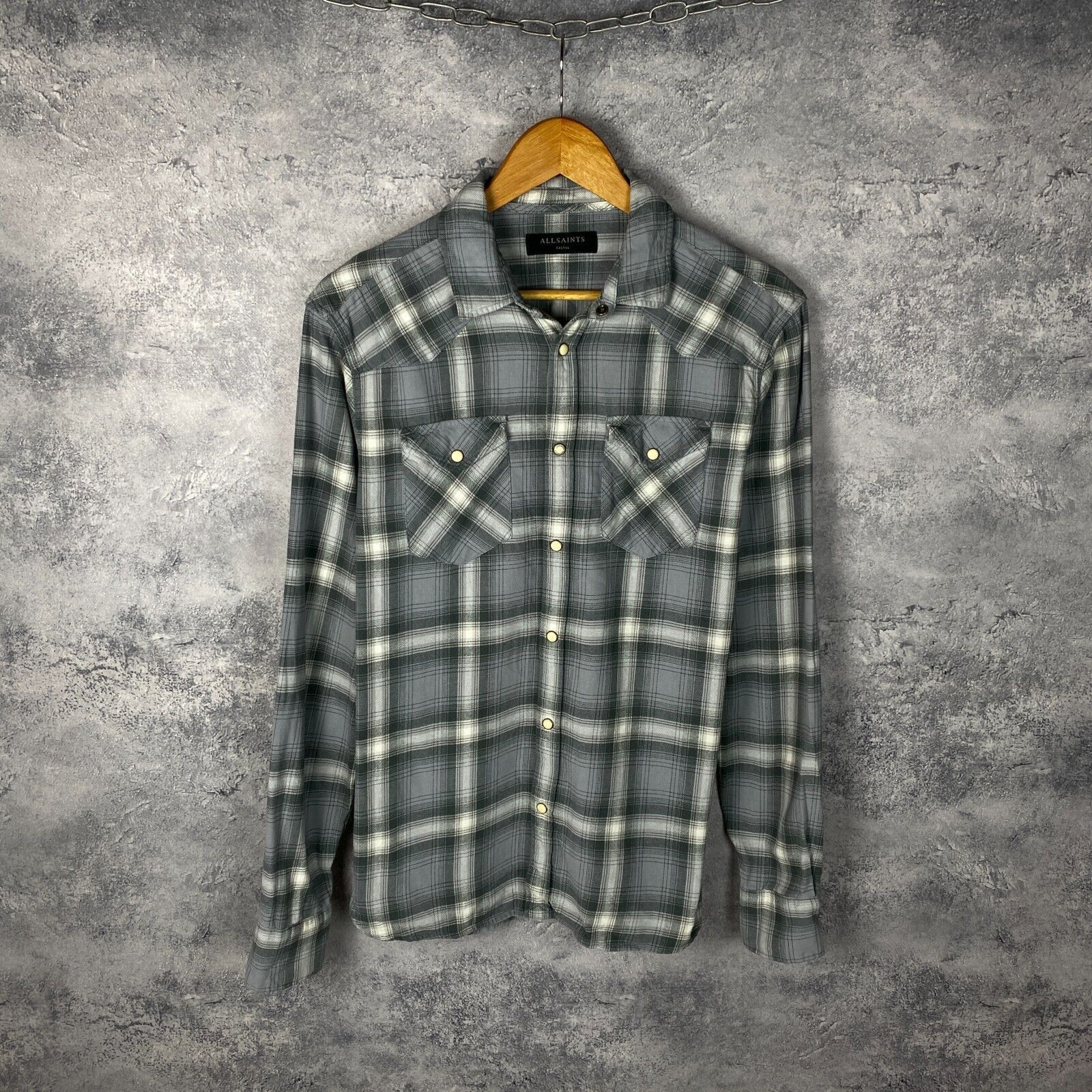 Allsaints Allsaints Plaid Shirt Men's Size S Multicolor Long Sleeve ` Size US S / EU 44-46 / 1 - 1 Thumbnail