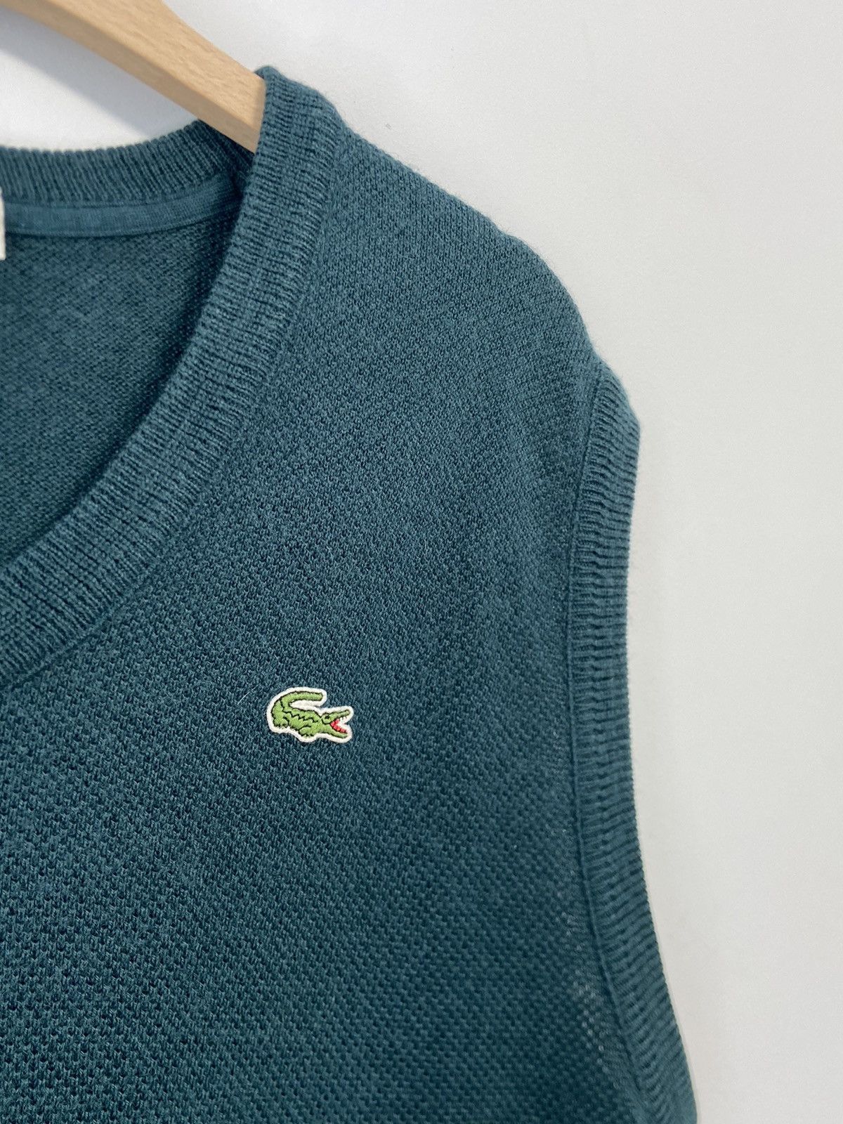 Lacoste × Vintage Lacoste Vintage 90’s Knitted Vest Y2K Size US L / EU 52-54 / 3 - 5 Thumbnail