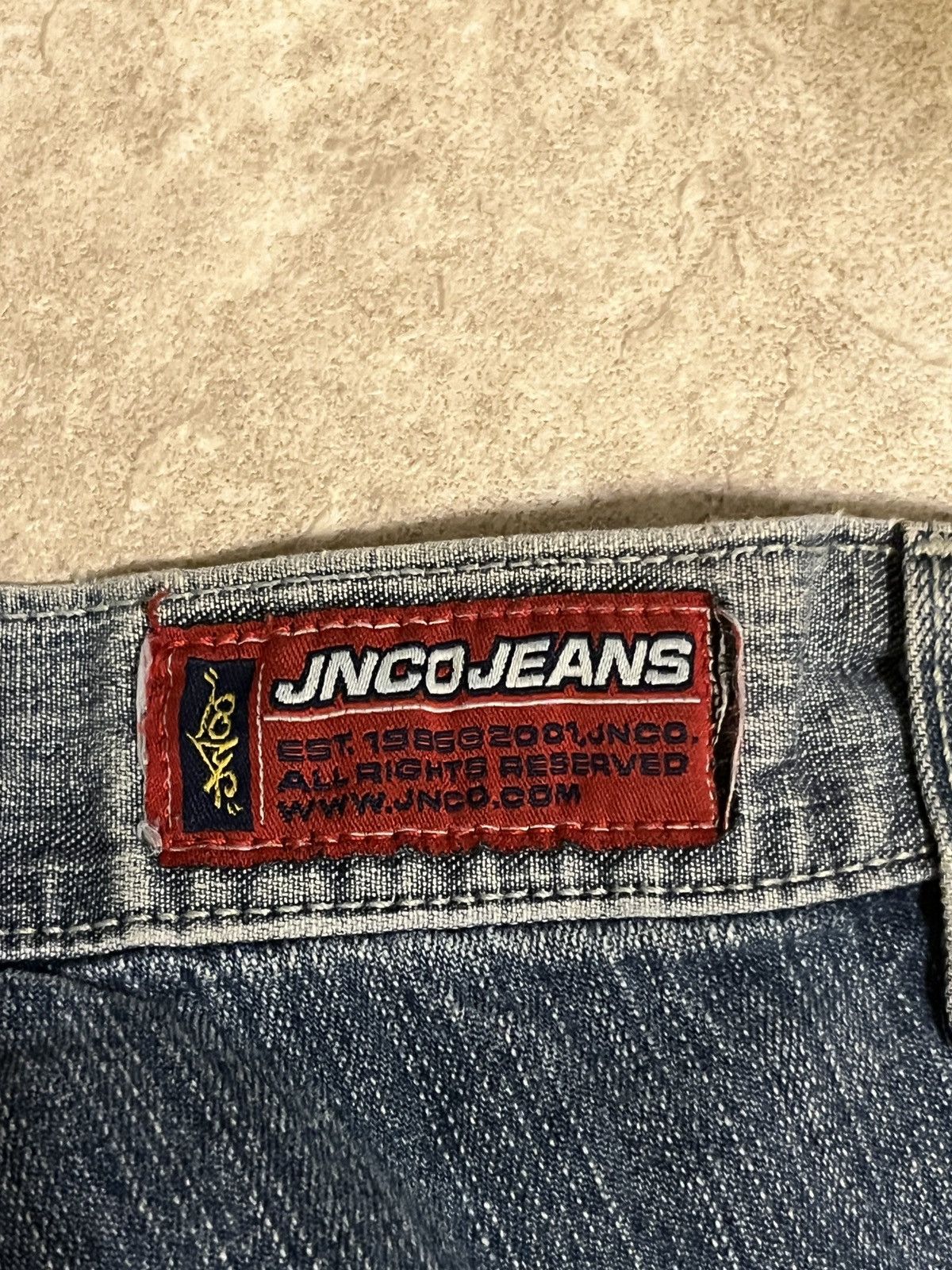 JNCO JNCO Vintage 90s Skater Baggy Jeans Size 33x30 Knee Pads Size US 33 - 10 Thumbnail