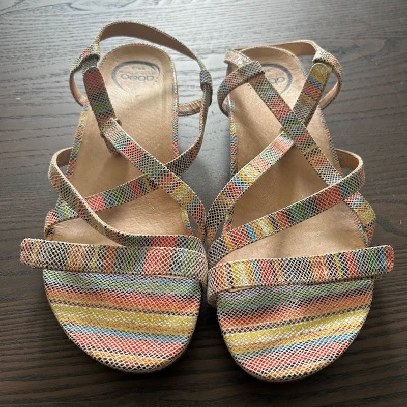 Other Abeo Samantha Rainbow Slingback Orthotic Sandals Womens 10 Size US 10 / IT 40 - 2 Thumbnail