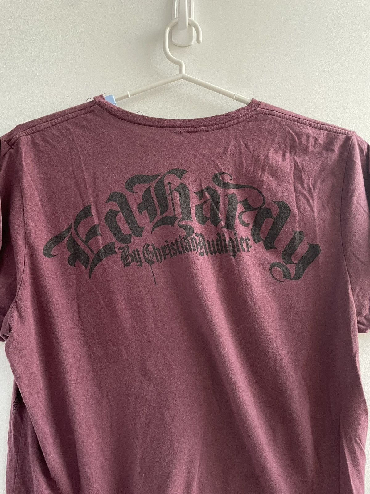 Ed Hardy Ed Hardy By Christian Audigier Y2K Purple Shirt Size US S / EU 44-46 / 1 - 4 Thumbnail