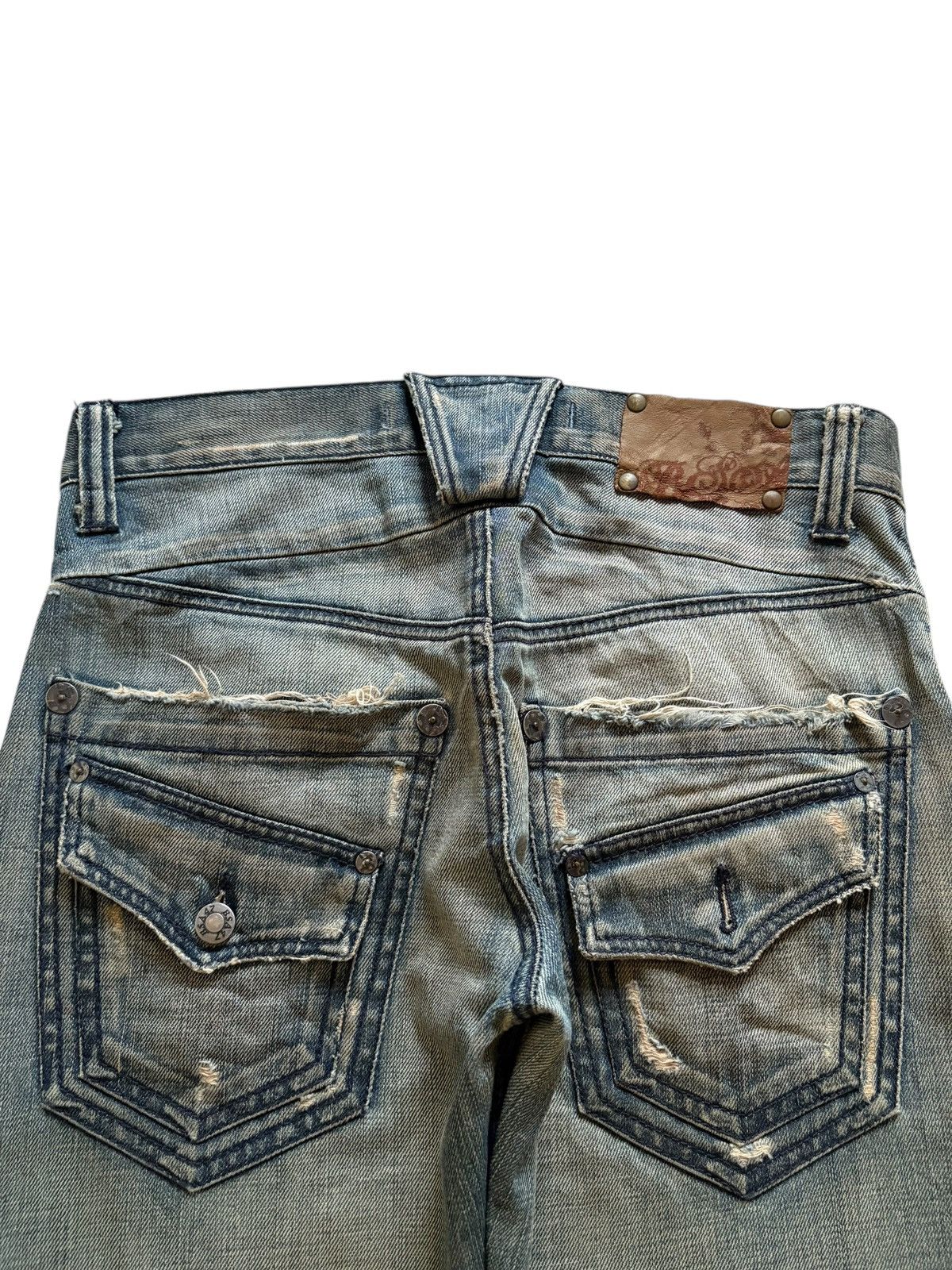 Japanese Brand Vintage Japanese Brand Rusty Mud Wash Distressed Loose Jeans Size US 32 / EU 48 - 8 Thumbnail