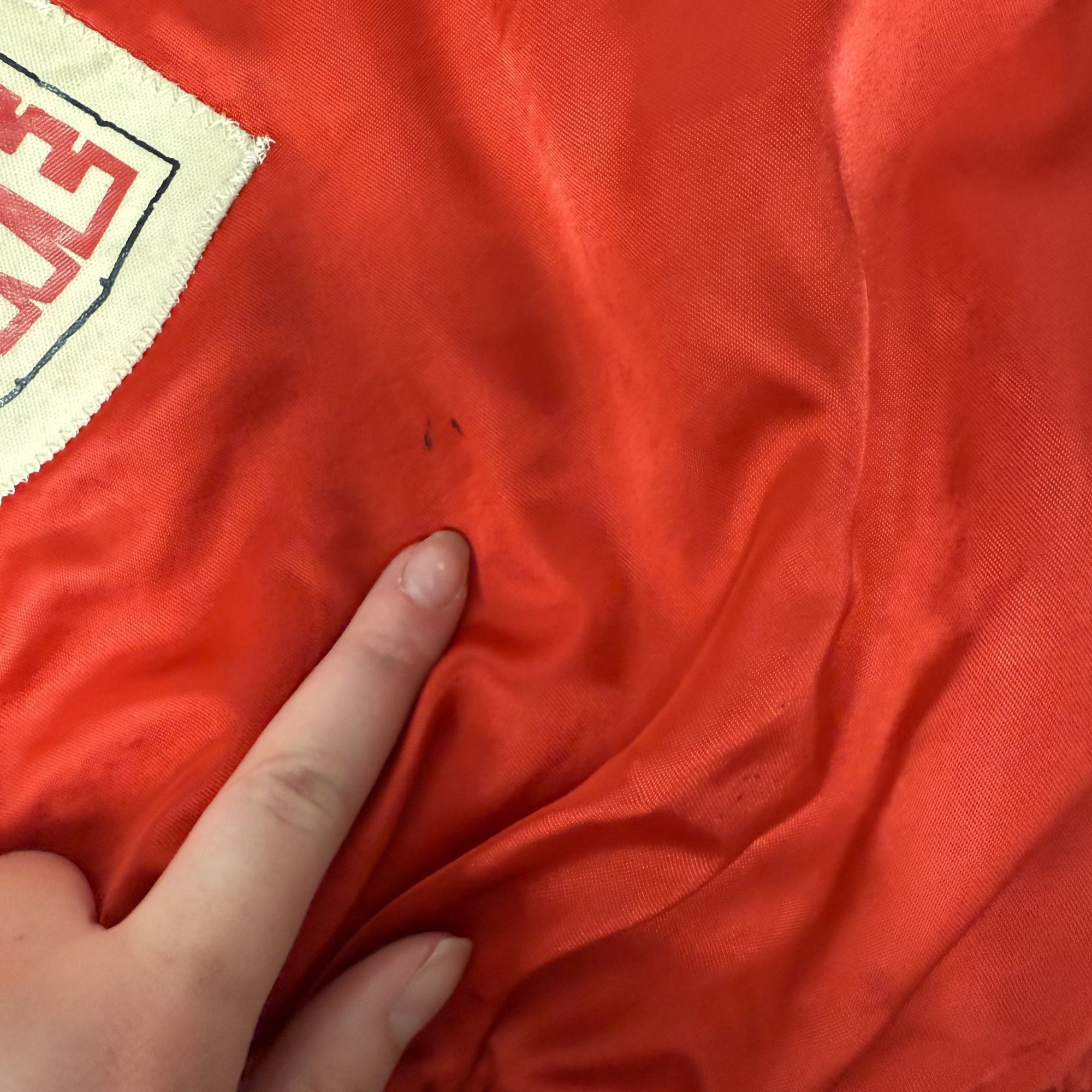 Other Vtg Howie Shiny MALL VISION The RED MACHINE Bomber Size US L / EU 52-54 / 3 - 13 Thumbnail