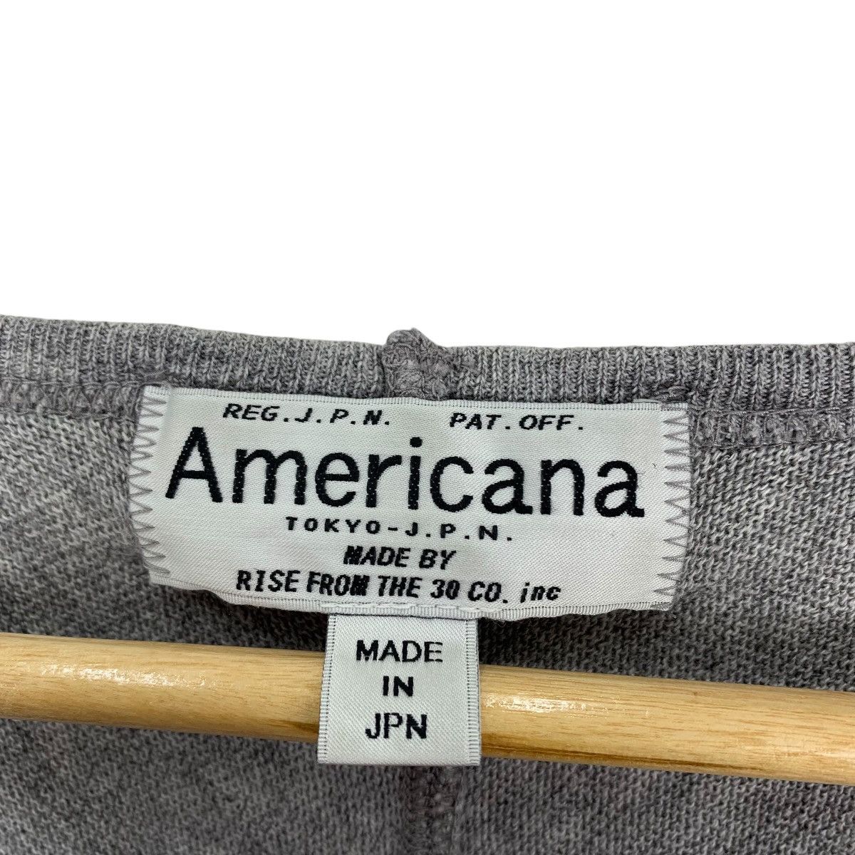 Japanese Brand AMERICANA By Rise From The 30 Co Raglan Long Sleeve Shirt Size US L / EU 52-54 / 3 - 4 Thumbnail