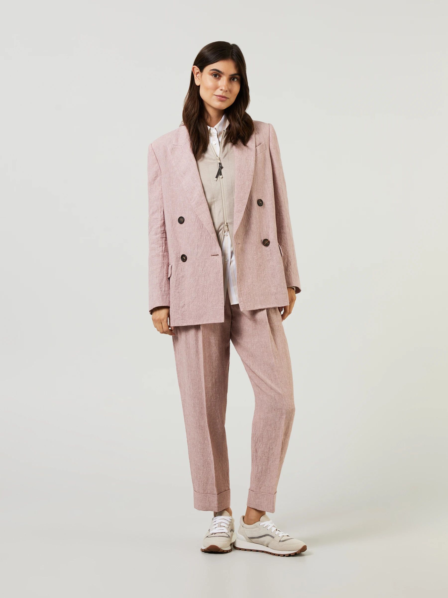 Brunello Cucinelli Jacket in Pink Size XS / US 0-2 / IT 36-38 - 3 Thumbnail