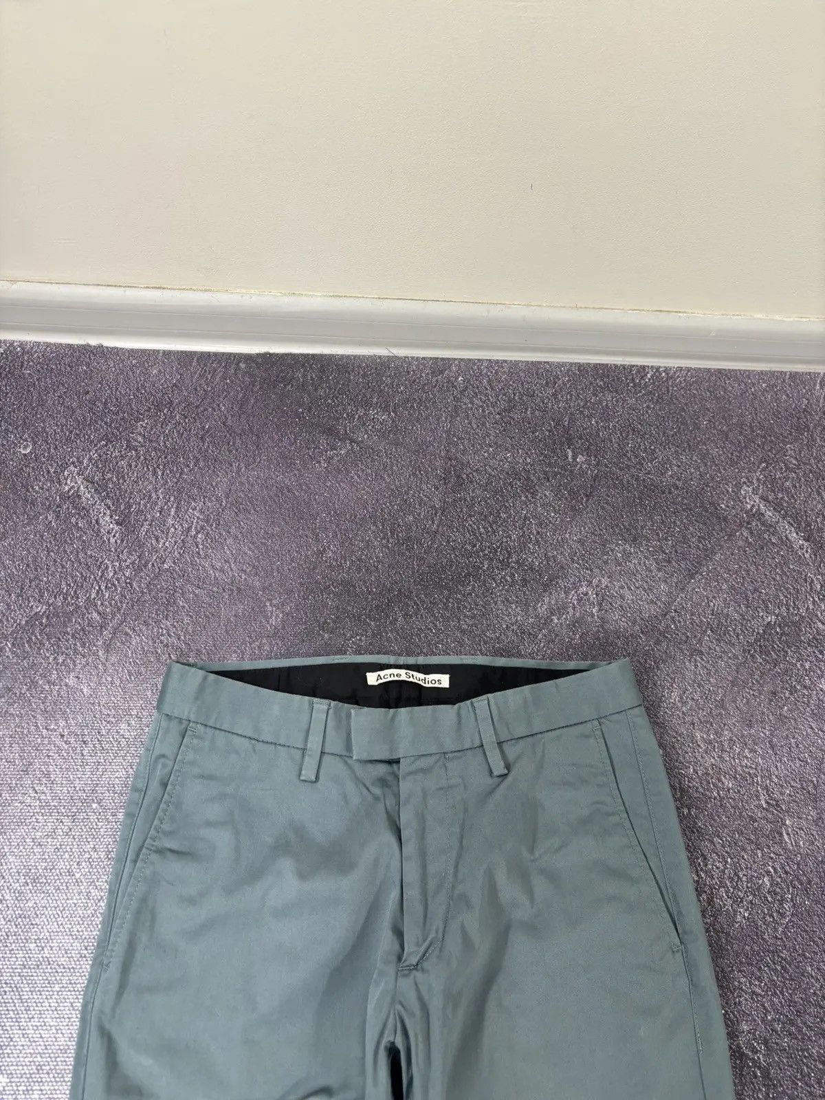 Acne Studios Acne Studios Max Satin Skinny Luxury Chino Pants Trousers Size US 28 / EU 44 - 4 Thumbnail