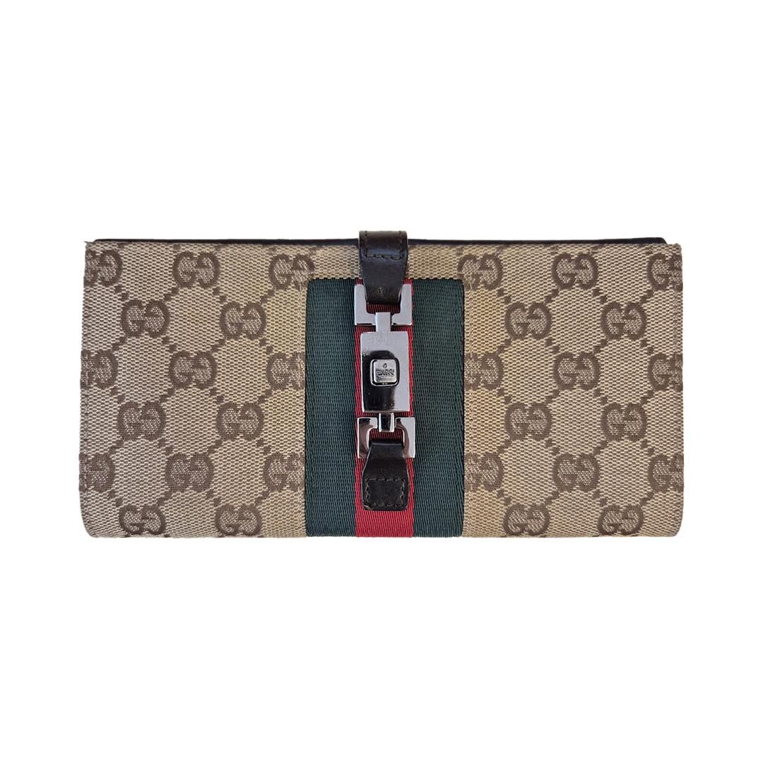 Gucci Gucci Jackie Vintage GG Canvas Wallet Size ONE SIZE - 1 Thumbnail