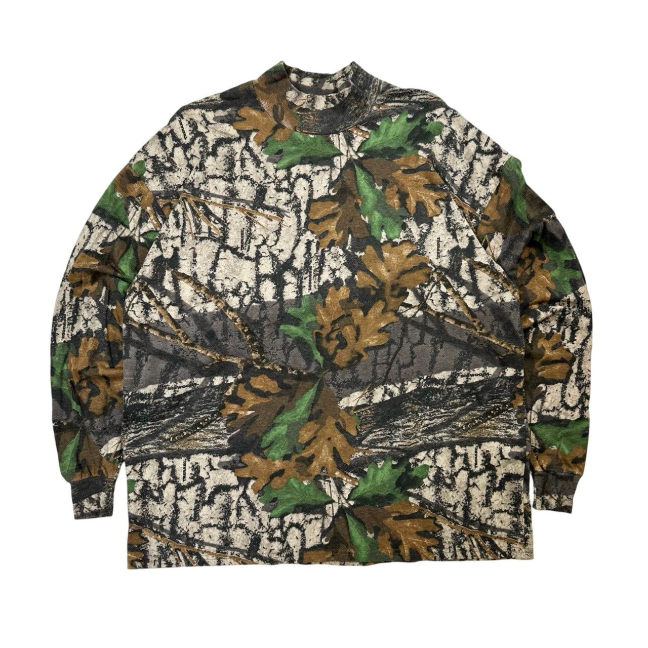 Vintage Vintage 00s Jerzees Outdoor Wear Camo Long Sleeve T Shirt Size US XXL / EU 58 / 5 - 1 Thumbnail