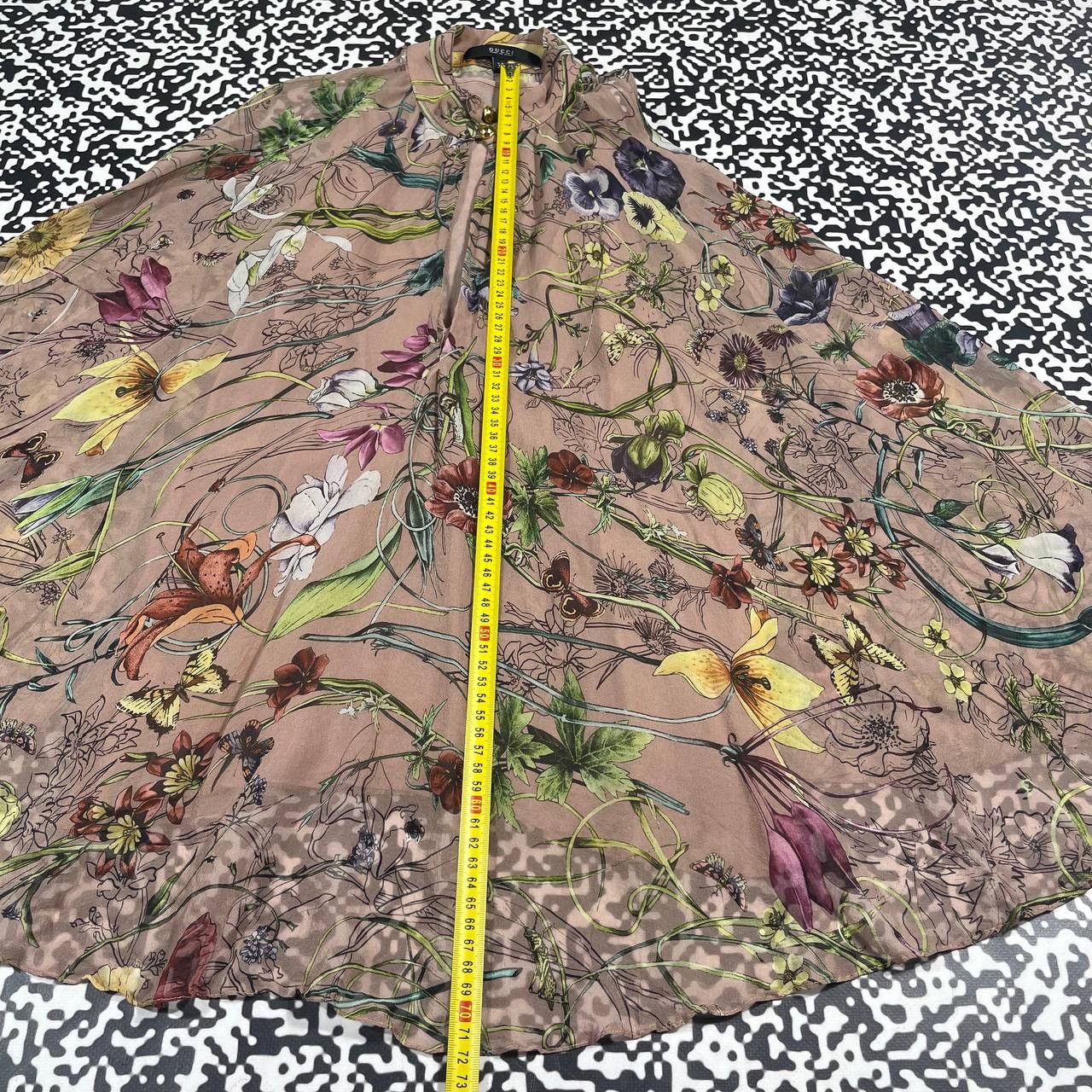 Gucci Vintage Y2K Gucci Silk Floral Style Blouses Shirt Luxury Size S / US 4 / IT 40 - 19 Thumbnail