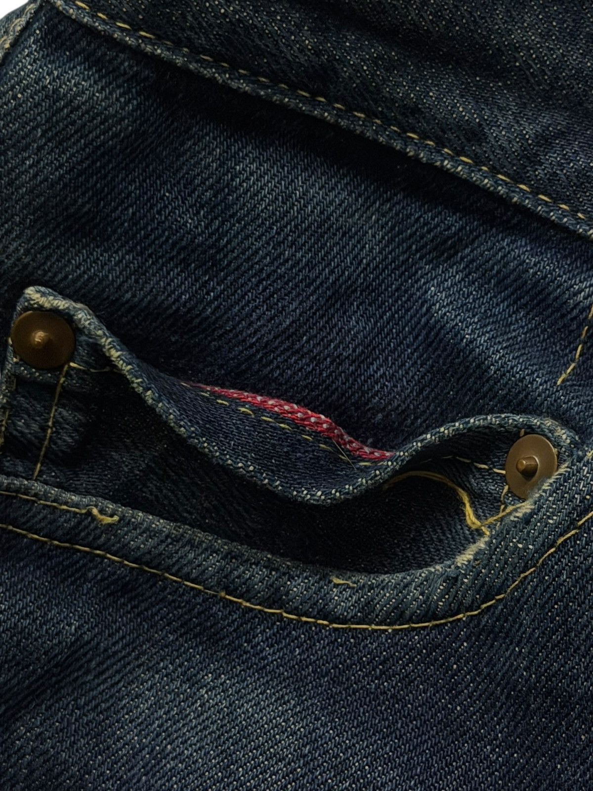 Blue Blue Japan Vintage Blue Blue Japan Selvedge Denim Jeans | W29 Size US 29 - 10 Thumbnail