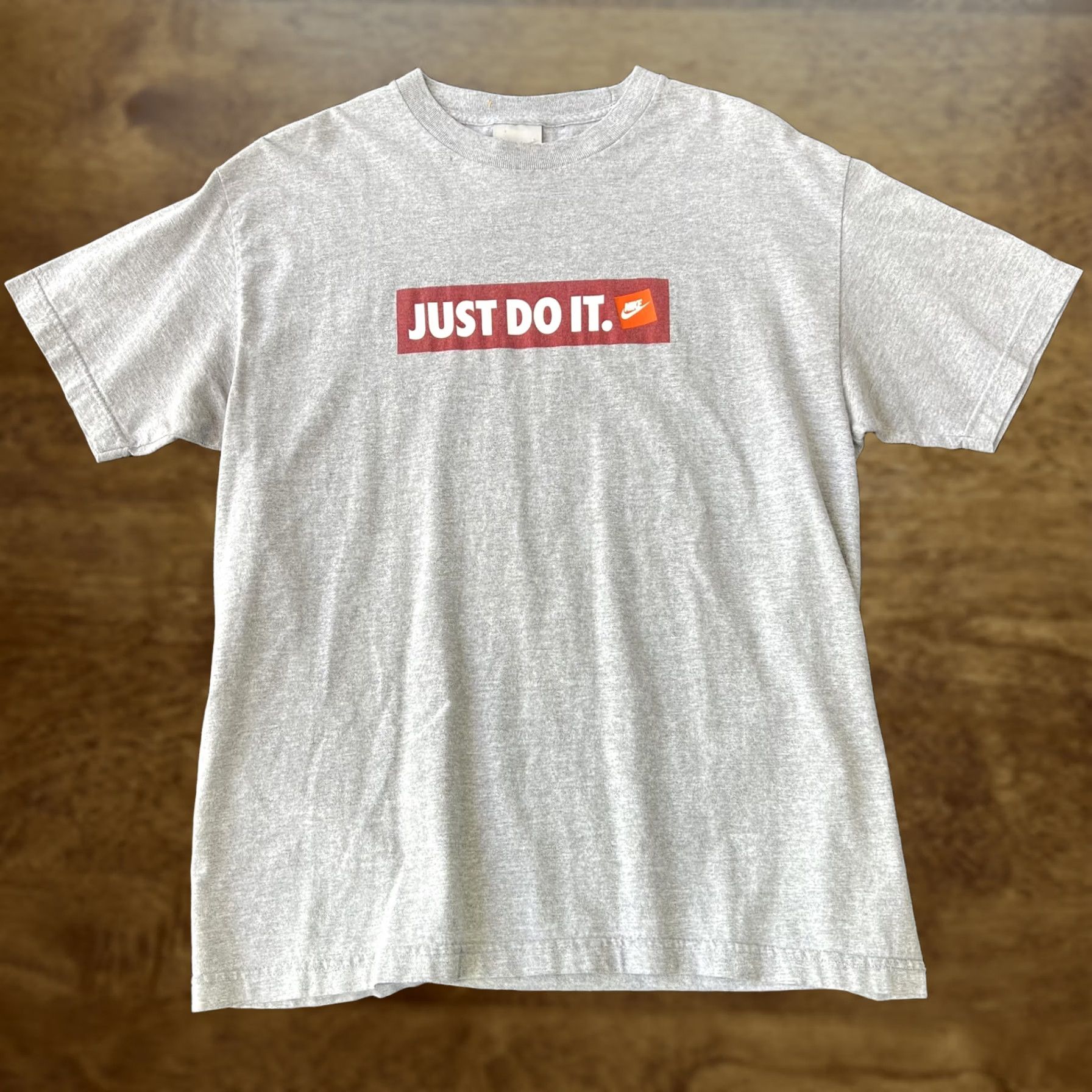 Nike Nike Mens Medium Gray Just Do It Graphic Tee T-Shirt Swoosh Logo Athletic Shirt Size US M / EU 48-50 / 2 - 1 Thumbnail