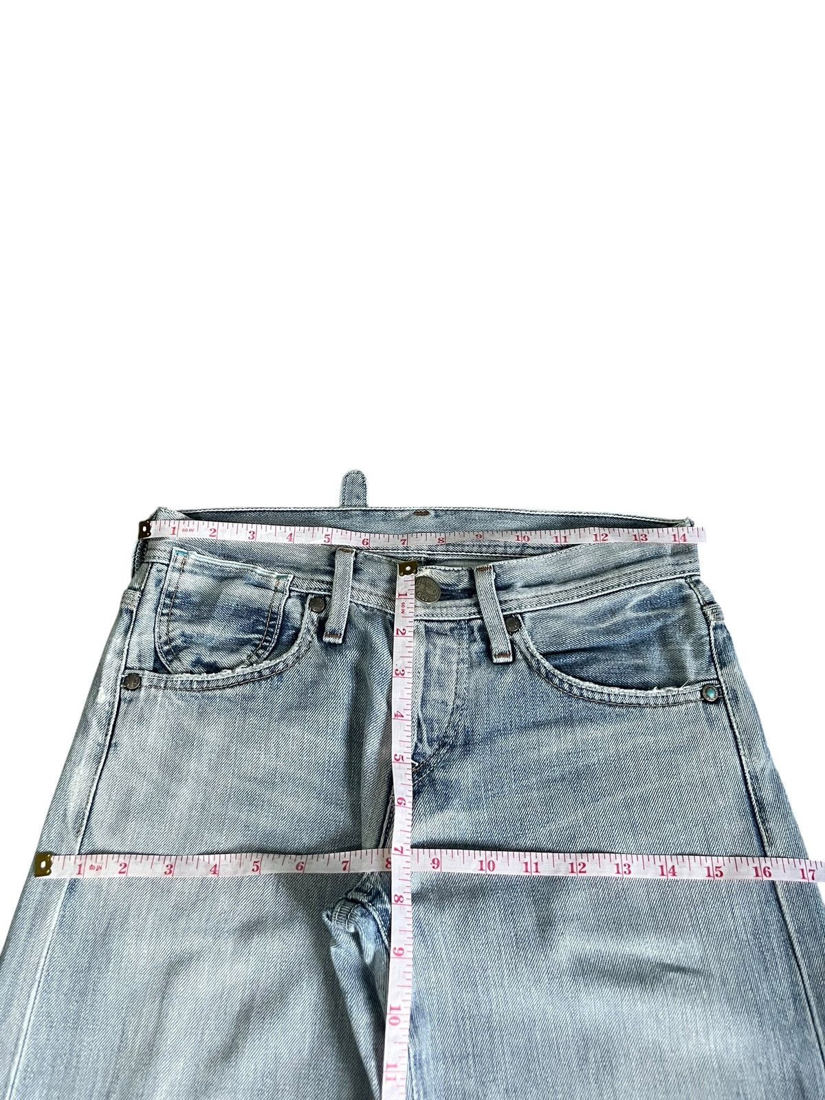 Levi's Vintage 90s Levis 805 Selvedge Buckle Back Jeans Size 29" - 6 Thumbnail