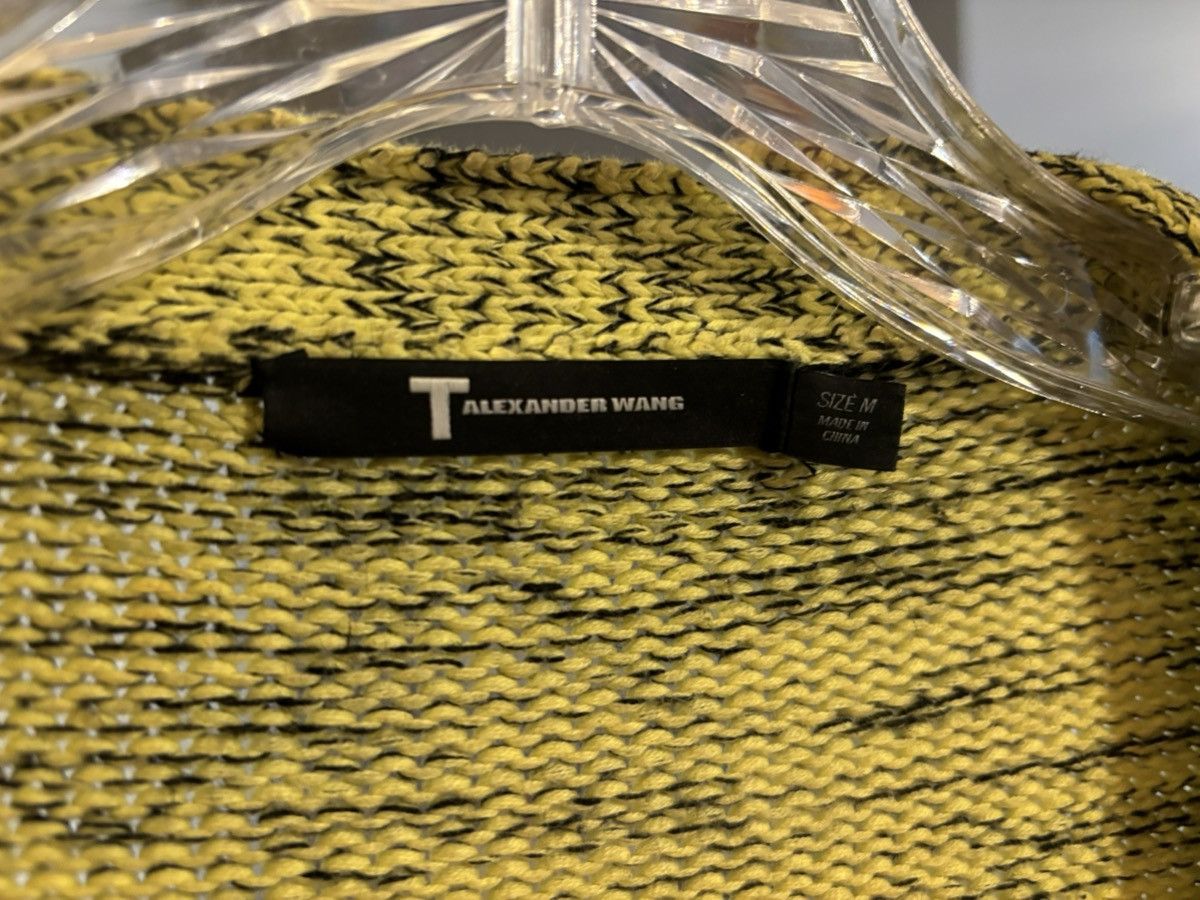 Alexander Wang Black and yellow thick woven cardigan Size US XL / EU 56 / 4 - 4 Thumbnail