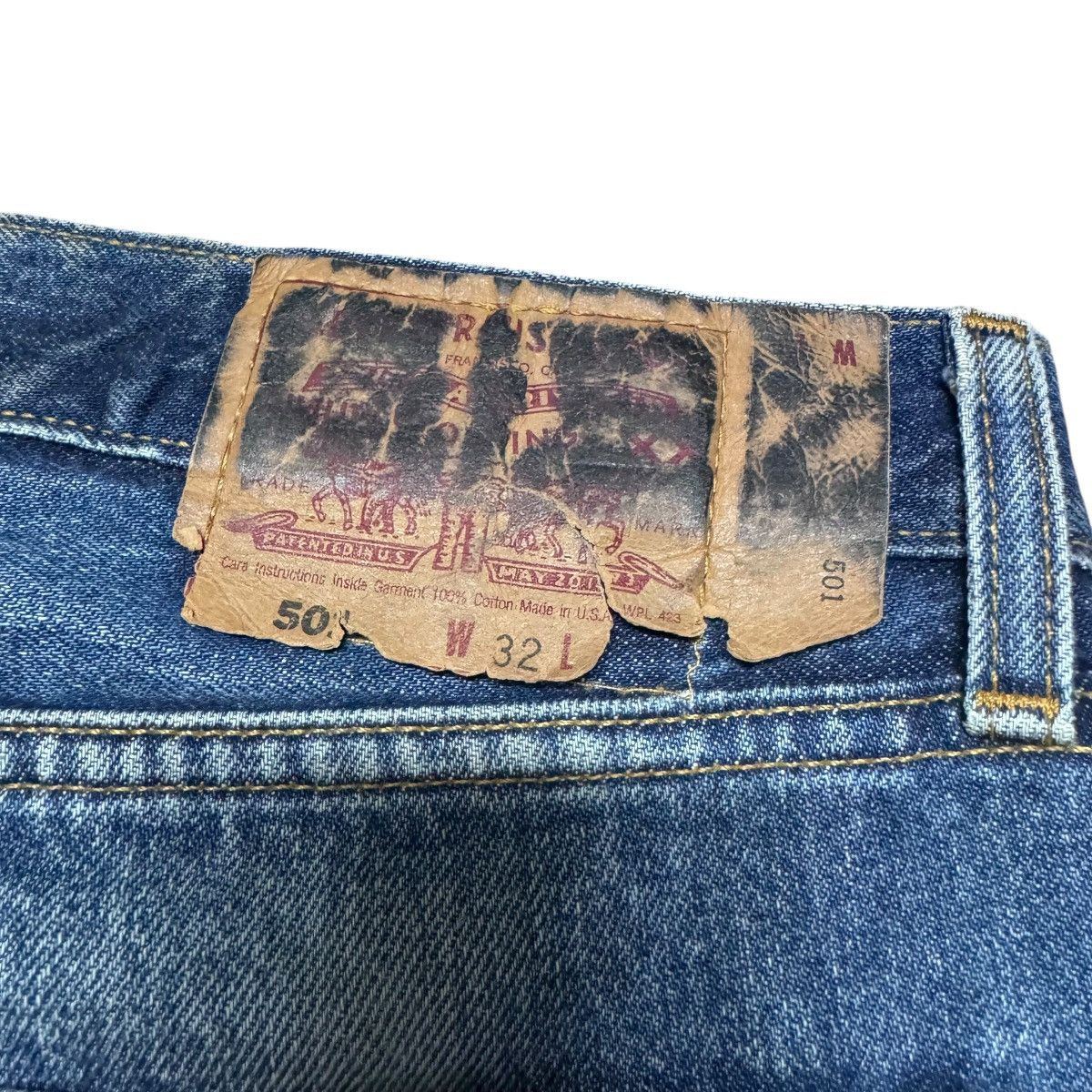 Levi's Vintage Levis 501 Distressed Denim Jeans Size US 32 / EU 48 - 14 Thumbnail
