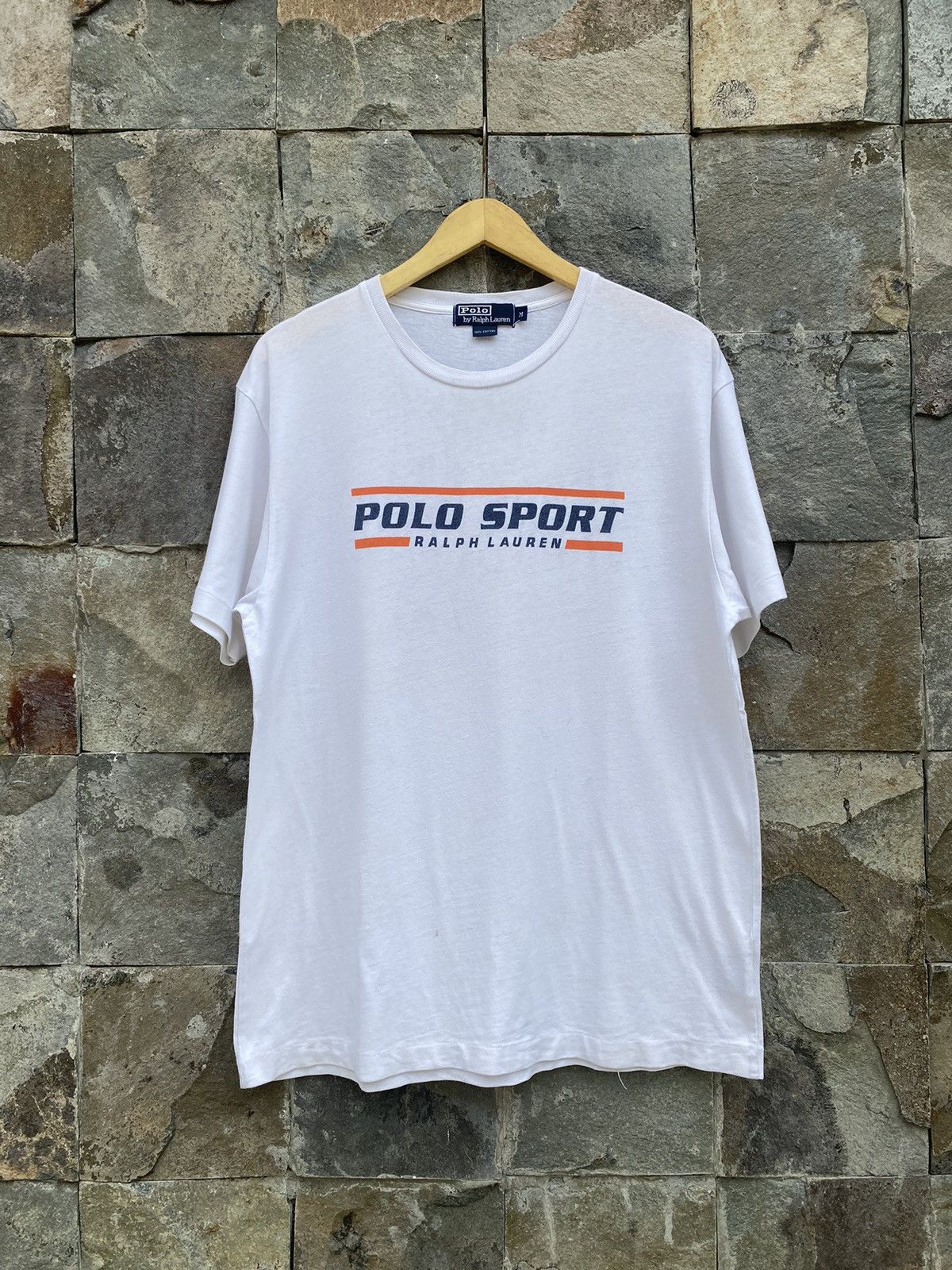 Polo Ralph Lauren Vintage 90s Polo Sport Ralph Lauren Spell Out Shirt Size US M / EU 48-50 / 2 - 1 Thumbnail