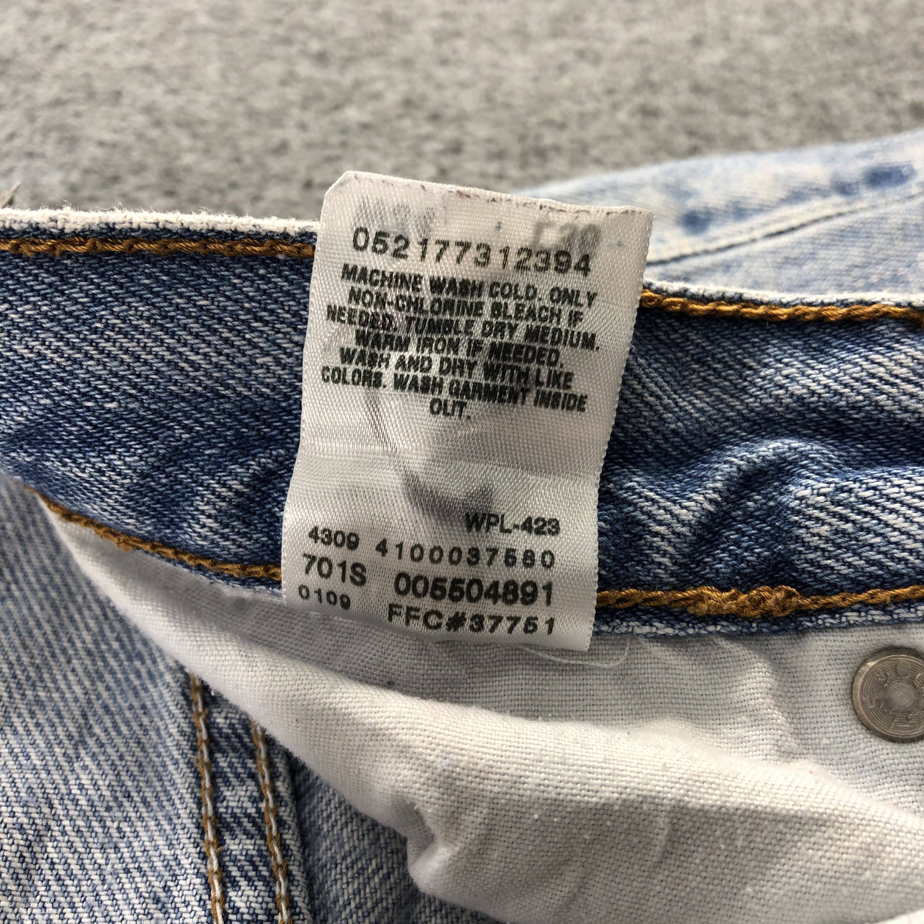 Levi's Vintage Levis Jeans Lot 550 Light Wash Denim-J1003 Size US 34 / EU 50 - 11 Thumbnail