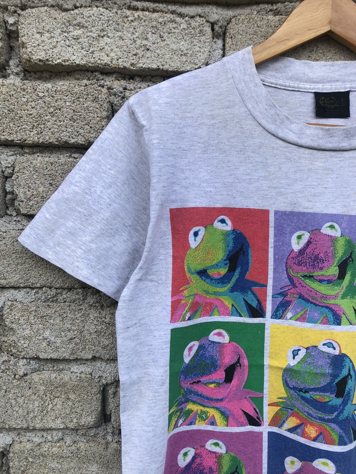Vintage RARE VTG 90s Kermit The Frog Andy Warhol Pop Art Parody Tee Size US M / EU 48-50 / 2 - 4 Thumbnail