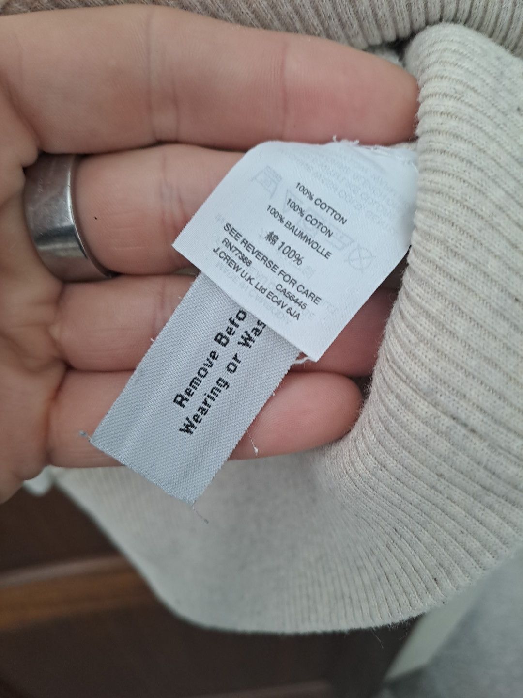 J.Crew J.crew fleece raglan sweatshirt Melange Size US L / EU 52-54 / 3 - 7 Thumbnail