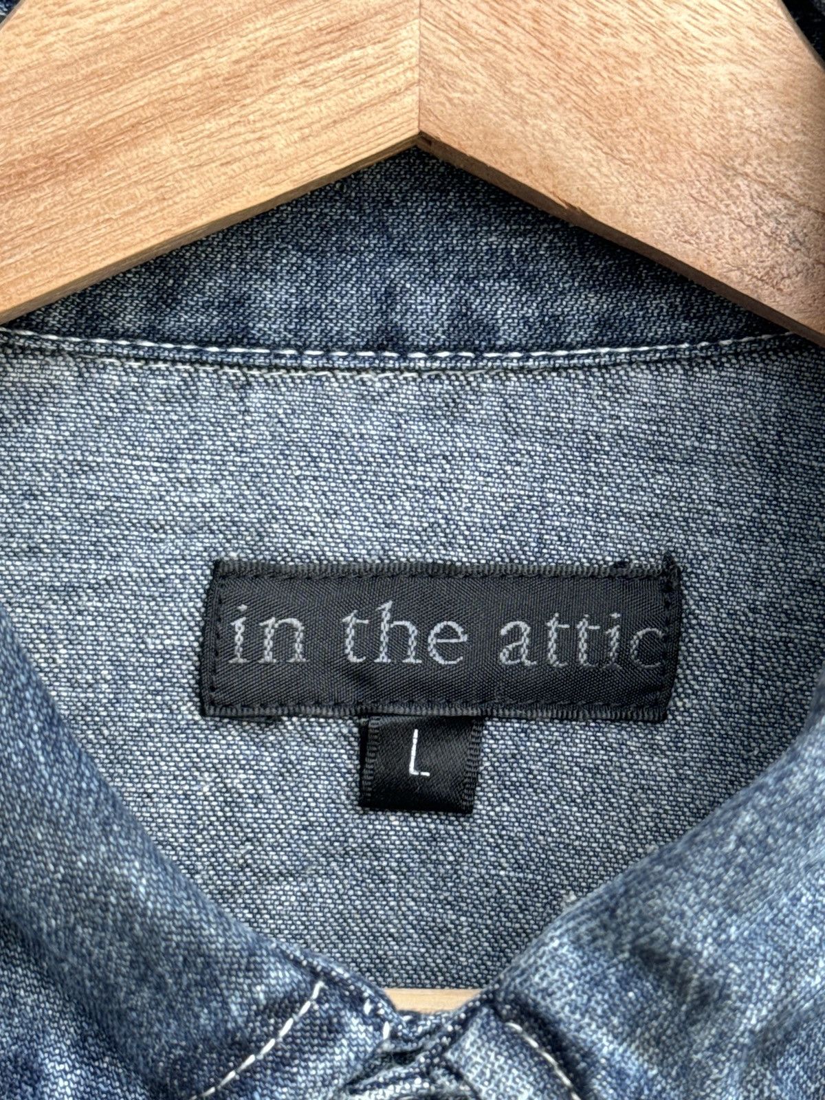 In The Attic × Japanese Brand × Vintage Vintage In The Attic Tactical Button Denim Jacket Size US L / EU 52-54 / 3 - 11 Thumbnail