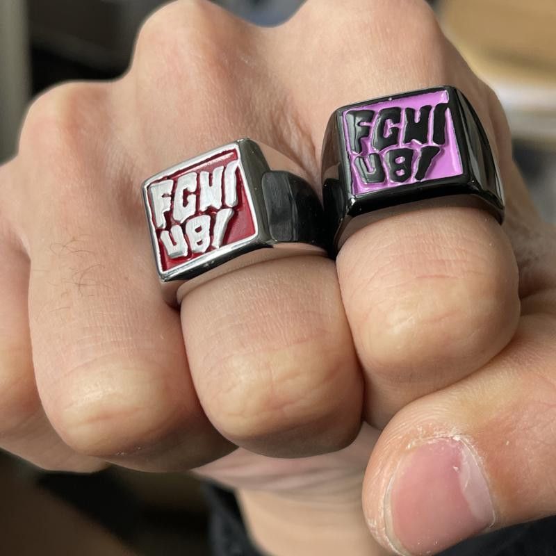 Jewelry Vibe Jewelry Rings Open Size Chrome Ring (Size 7-13) Size ONE SIZE - 1 Thumbnail