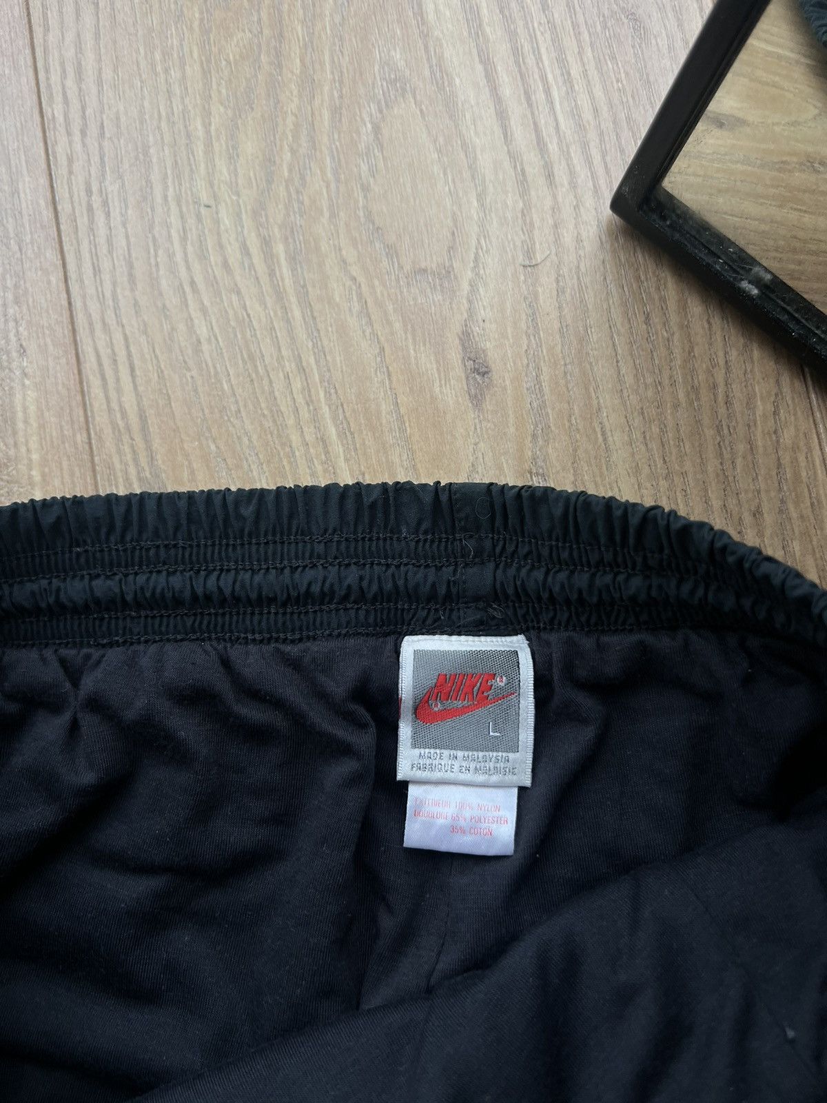 Nike 00’s NIKE BAGGY Y2K VINTAGE RARE TRACK PANTS SWOOSH LOGO Size US 34 / EU 50 - 6 Thumbnail
