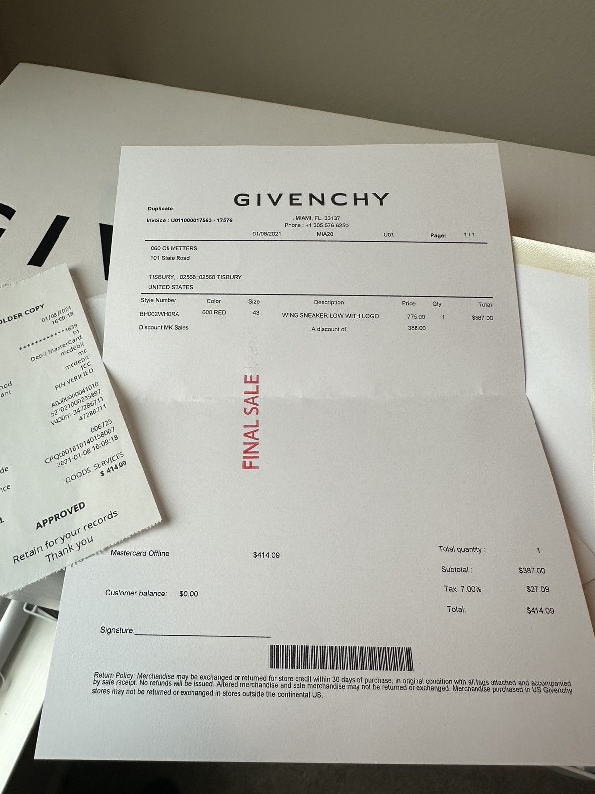 Givenchy Givenchy Wing Low Sneaker Red Size US 10 / EU 43 - 7 Thumbnail