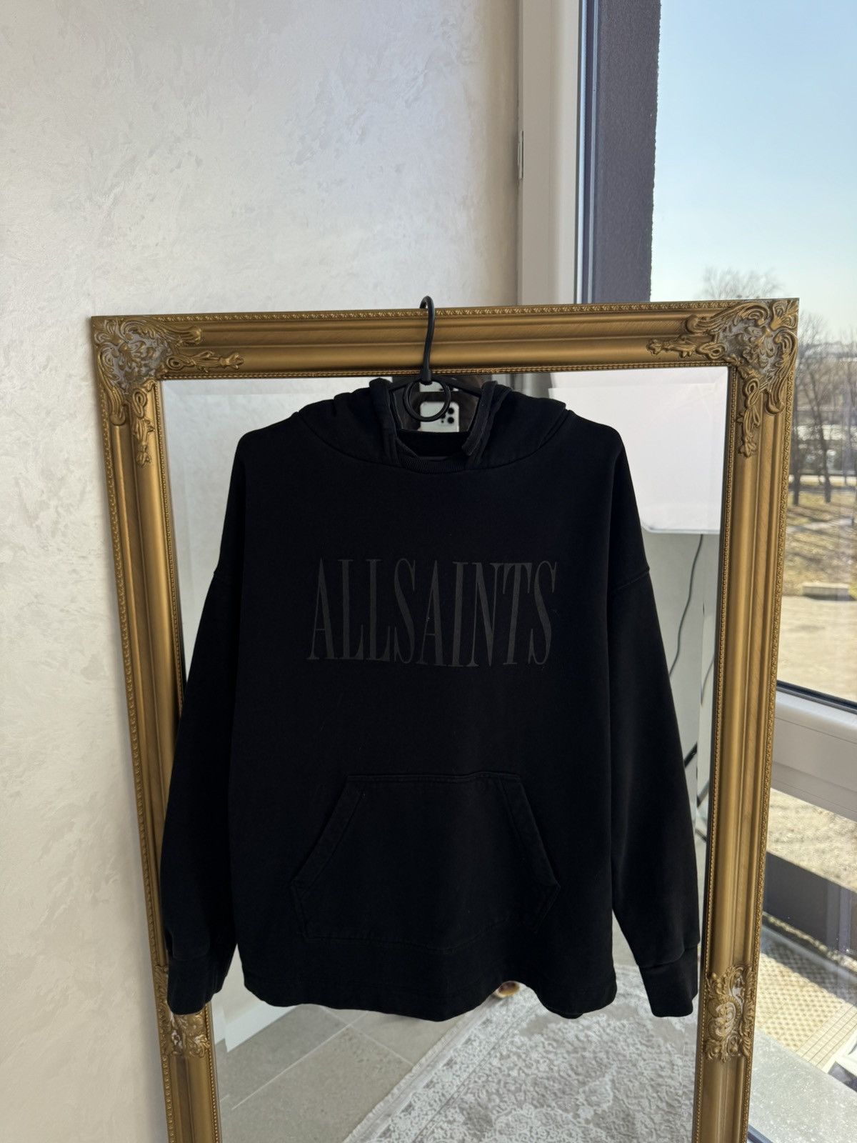 Allsaints Vintage Allsaints Big Logo Hoodie Avant-garde Y2K Size US XS / EU 42 / 0 - 2 Thumbnail