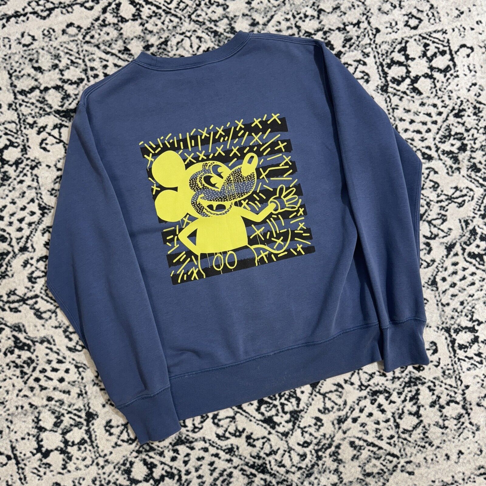 Uniqlo × Vintage Uniqlo x Mickey Mouse x Keith Blue Cotton Crewneck Size S Size US S / EU 44-46 / 1 - 3 Thumbnail