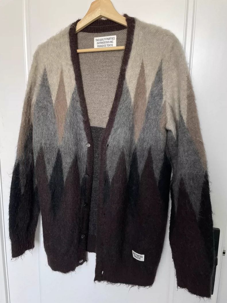 WACKO MARIA 17fw cardigan sweater mohair