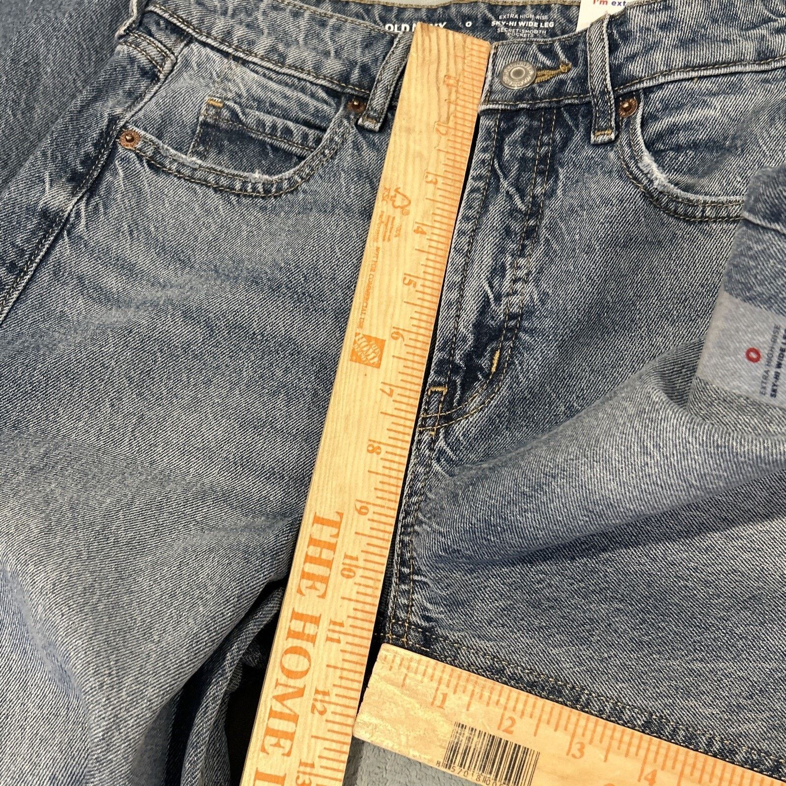 Old Navy Beyond Baggy Jeans Womens Sz 0 27x30 Hamilton Loose Relax Size 25" / US 0 / IT 36 - 9 Thumbnail