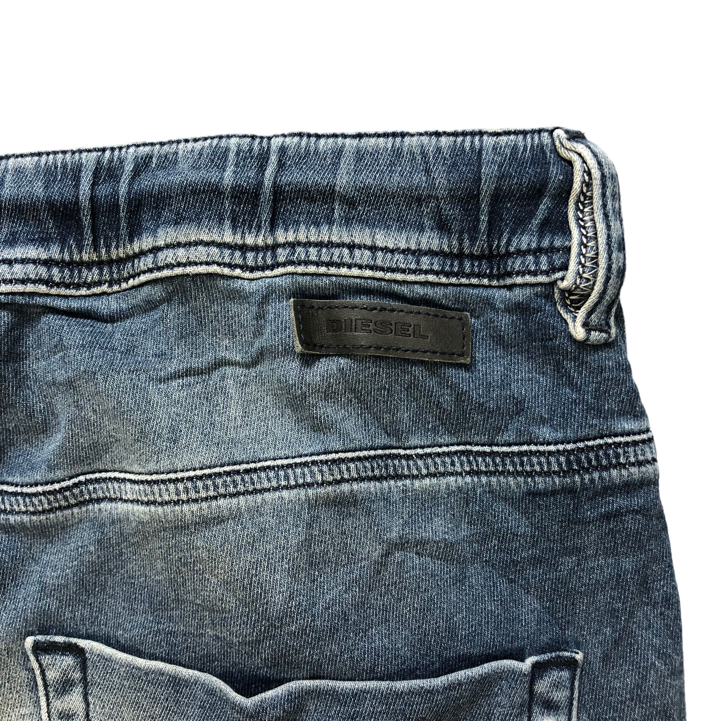 Diesel RARE DIESEL DENIM + SWEATPANTS HYBRID DENIM PANTS #7284-125 Size US 36 / EU 52 - 16 Thumbnail