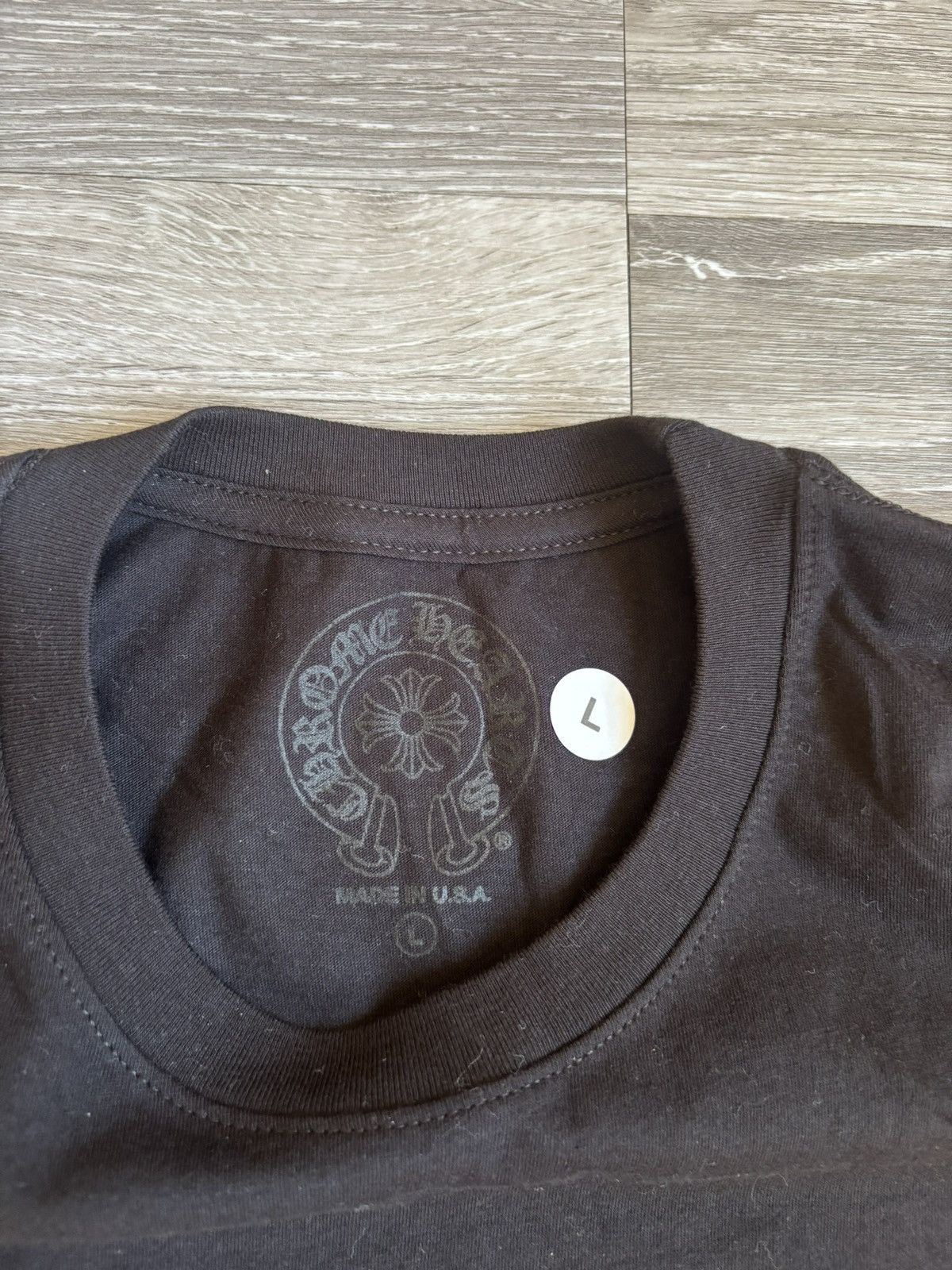 Chrome Hearts Chrome Hearts Black Miami Horseshoe Tee Size US L / EU 52-54 / 3 - 6 Thumbnail