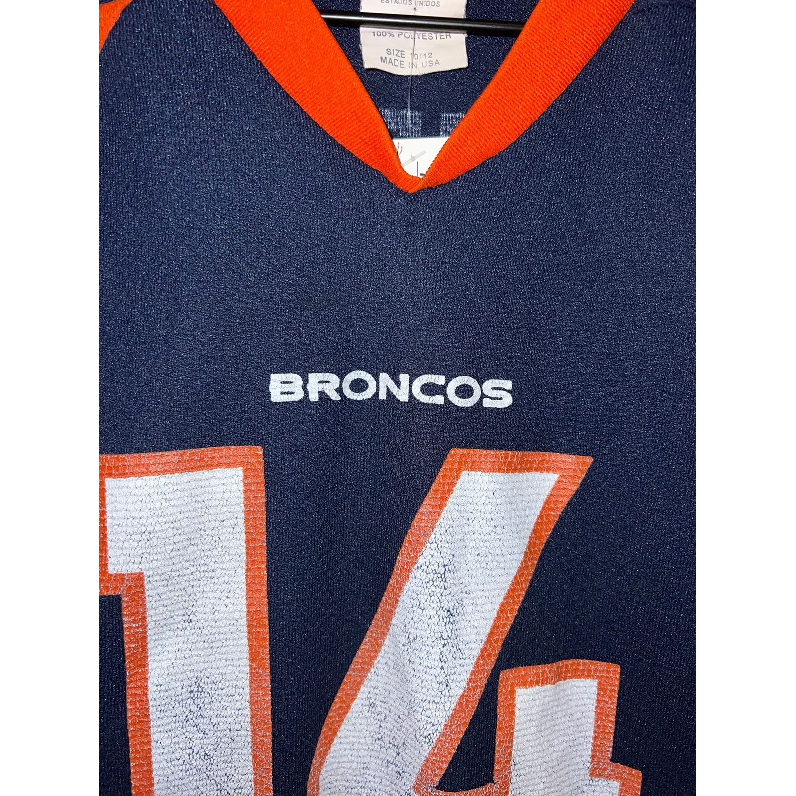 Logo Athletic Kids Vintage Denver Broncos Jersey #14 Griese 90s Medium Size XS / US 0-2 / IT 36-38 - 3 Thumbnail