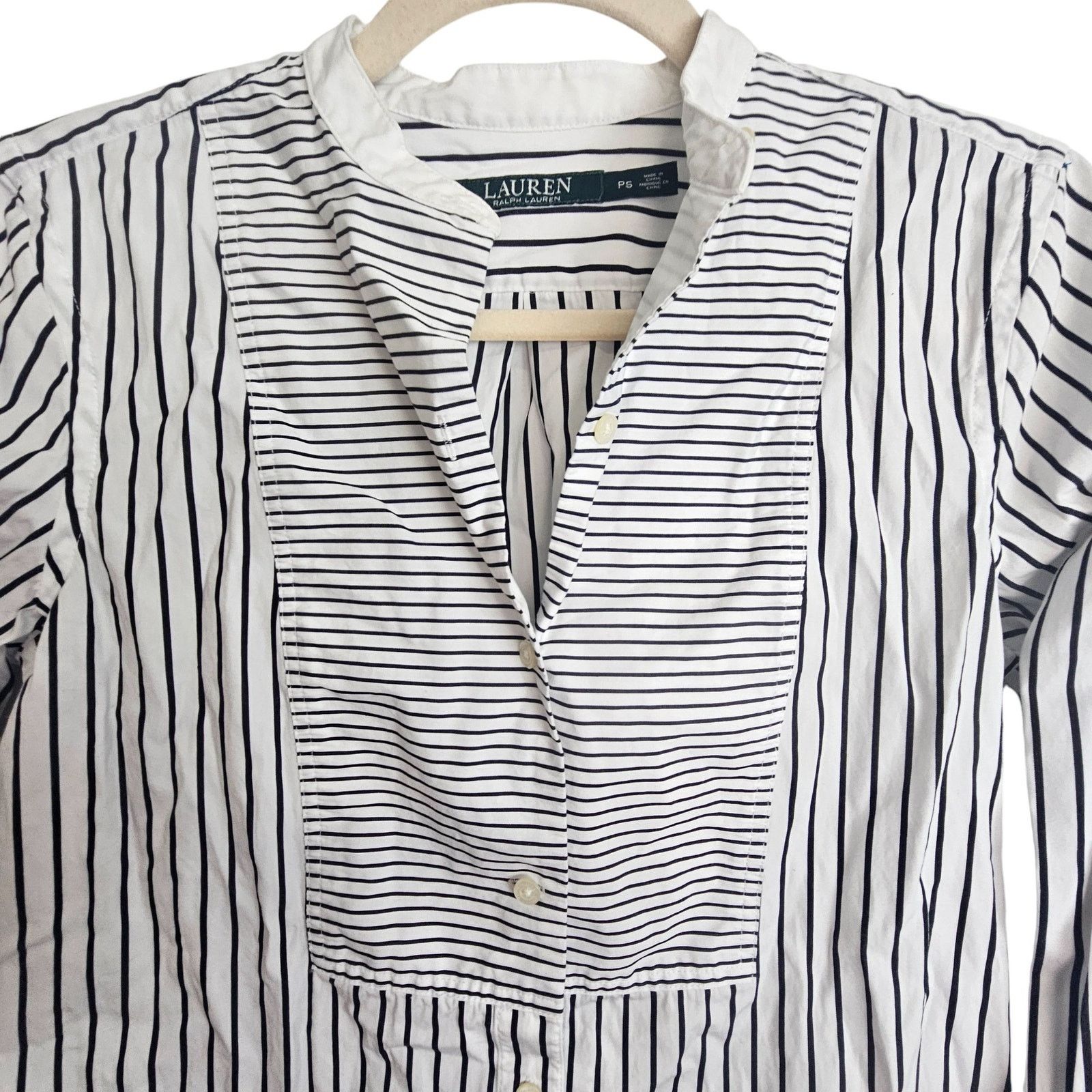 Lauren Ralph Lauren Lauren Ralph Lauren Womens Striped Cotton Tunic PS Classic Size S / US 4 / IT 40 - 2 Thumbnail