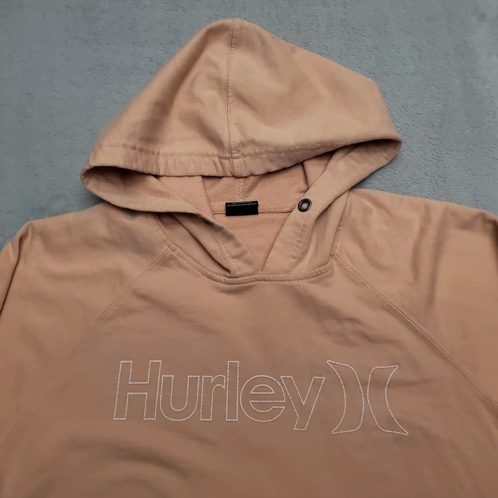 Hurley Hurley Hoodie Womens M Peach Long Sleeve Skate Surf Outdoors Casual Pink Logo Pockets Hooded Size M / US 6-8 / IT 42-44 - 2 Thumbnail