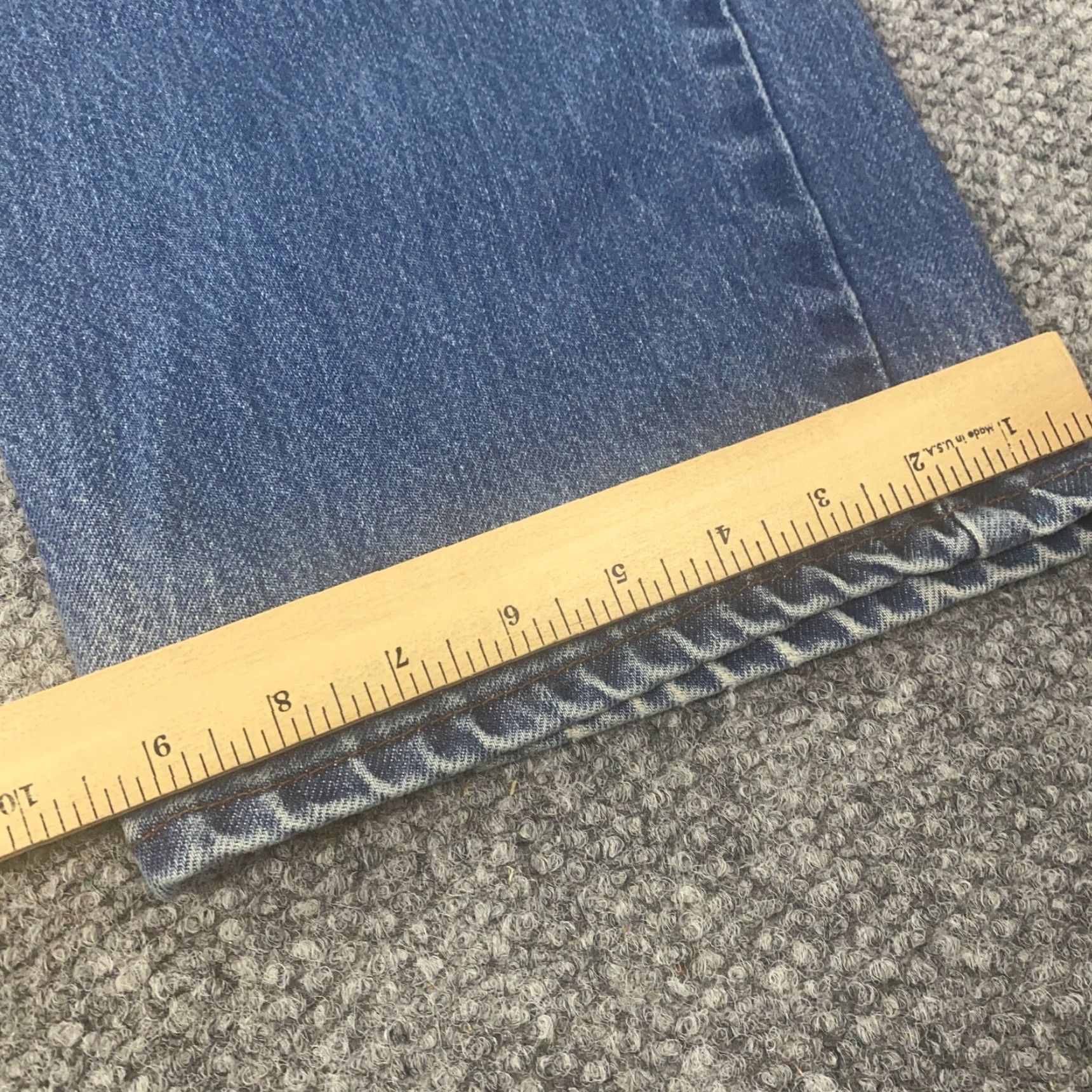 Carhartt VINTAGE Carhartt Jeans Mens 42x30 Blue Flame-Resistant Denim USA Bootscut 40 28 Inseam Regular Cotton N/A Size US 41 - 6 Thumbnail