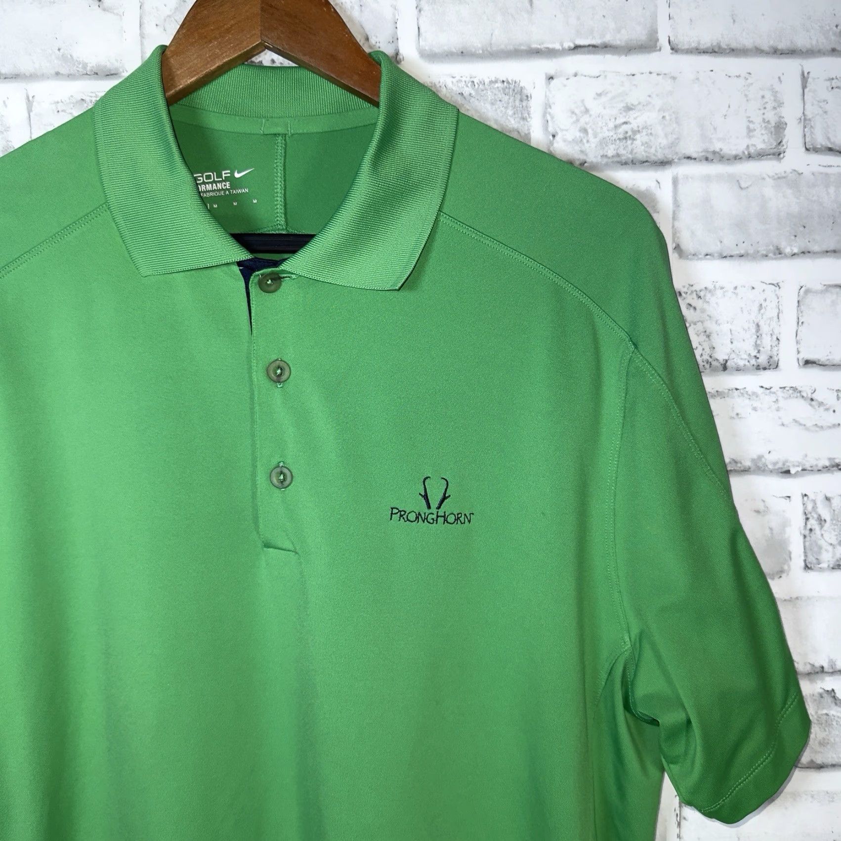 Nike Nike Golf Tour Performance Dri-Fit Polo Shirt Men M Green Sportswear Golf Size US M / EU 48-50 / 2 - 2 Thumbnail