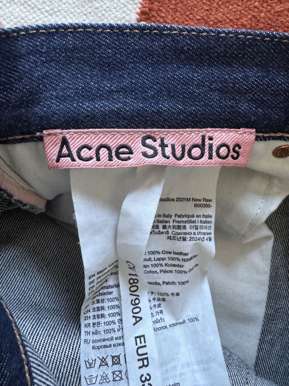 Acne Studios Acne Studios 2021M New Raw Denim sz 33 x 32 Size US 33 - 9 Thumbnail