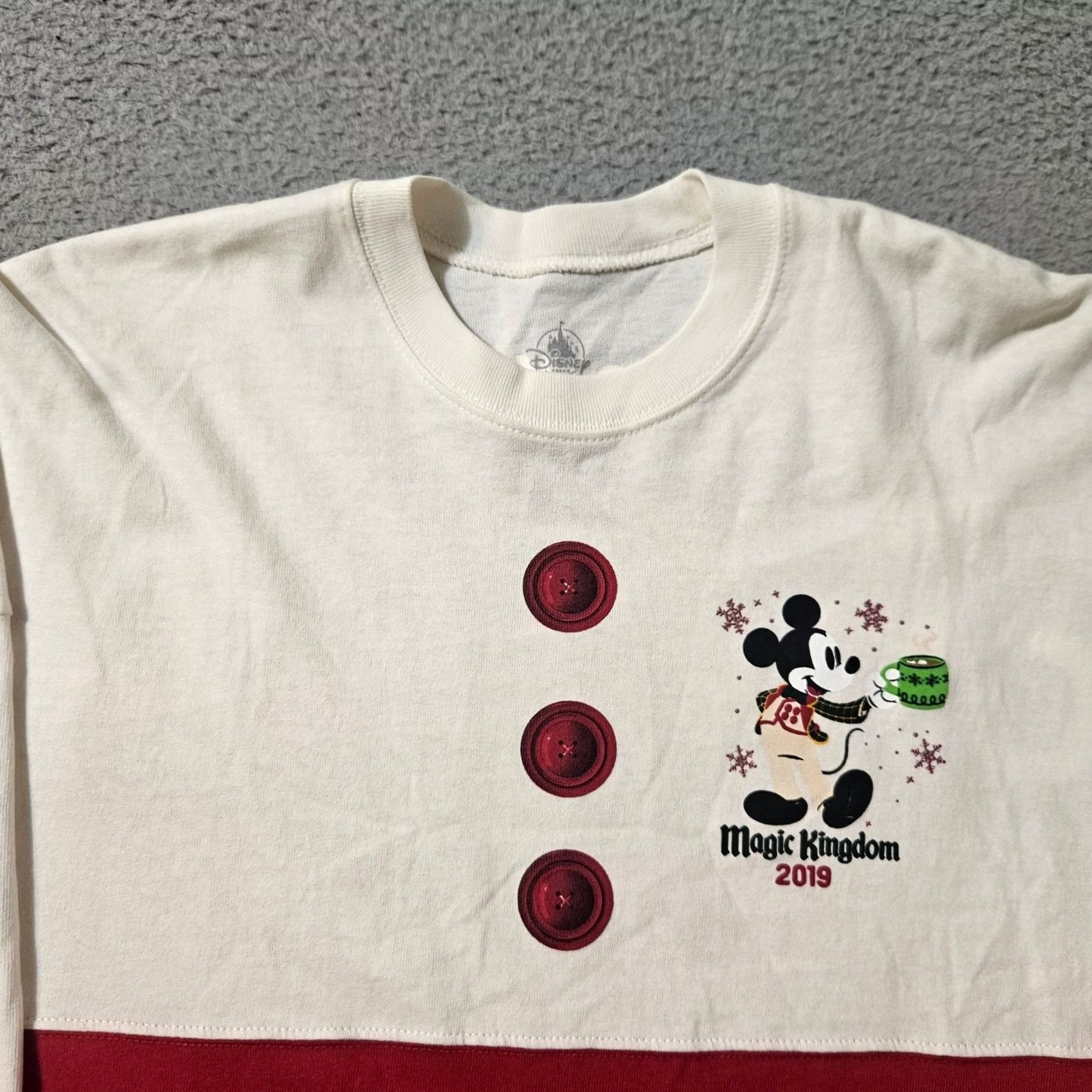Disney Disney Spirit Jersey Christmas Party 2019 Mickey's Very Merry World Shirt Small Size S / US 4 / IT 40 - 4 Thumbnail