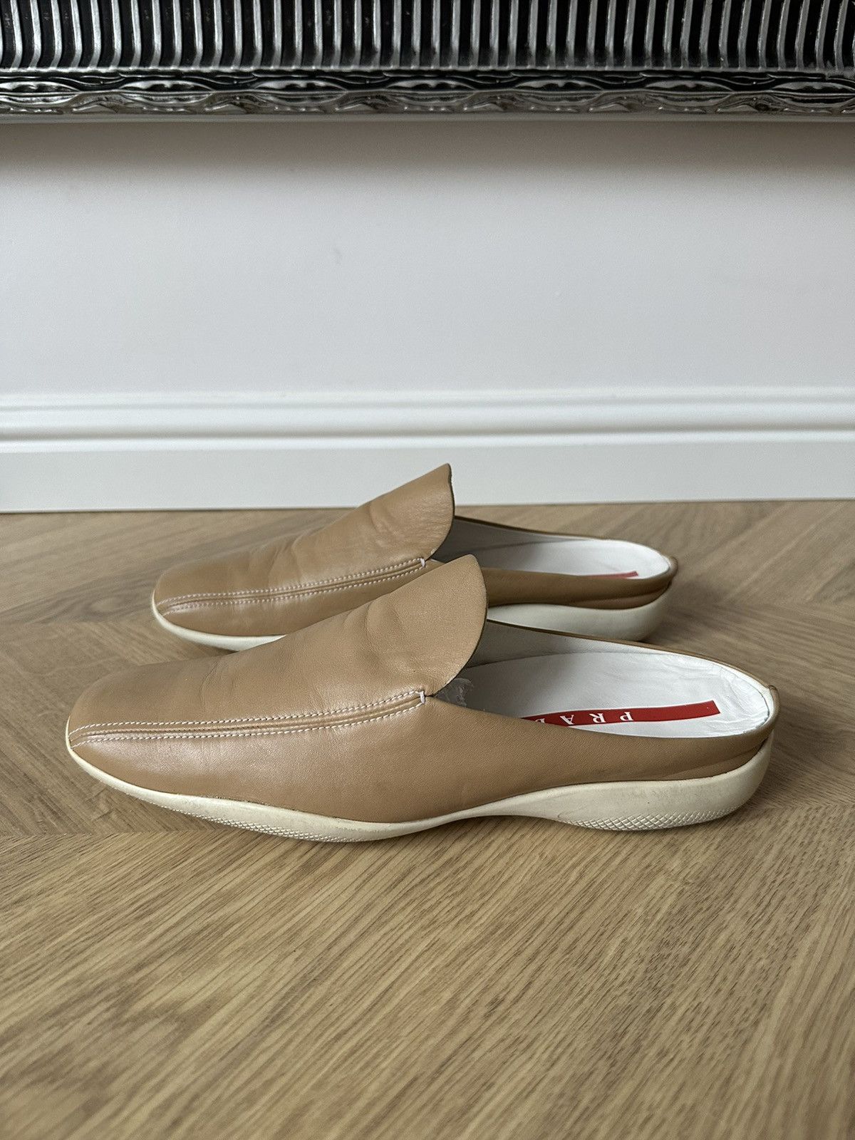 Prada Prada 00s Mules Slippers Slides Vintage Rare Size US 7 / IT 37 - 3 Thumbnail