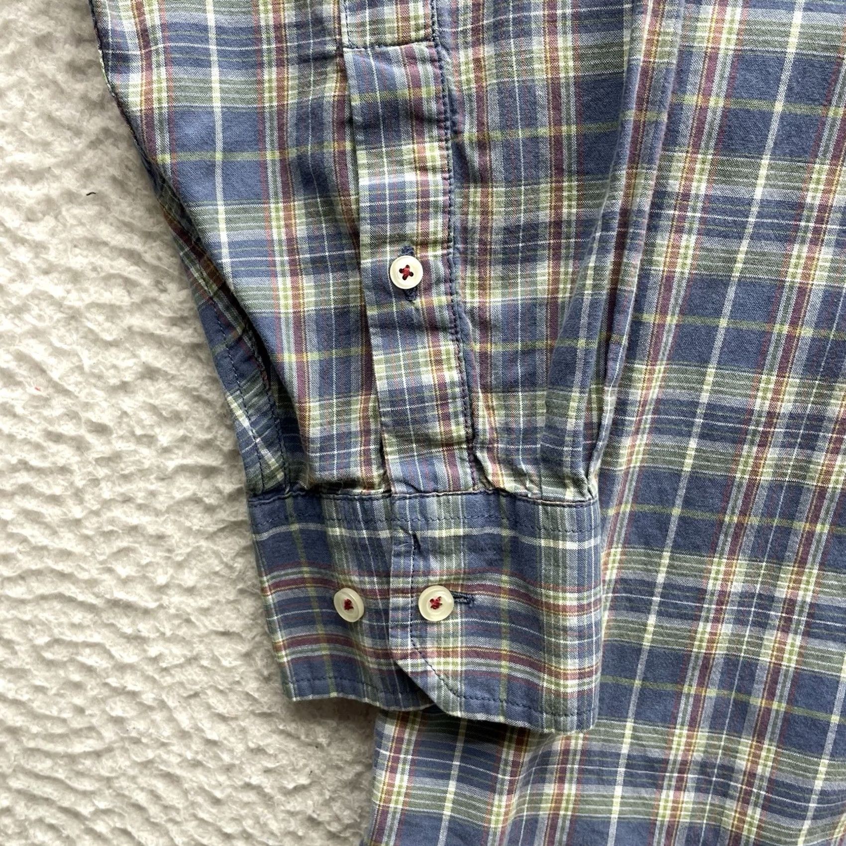 Southern Tide Southern Tide Shirt Mens Large Classic Fit Blue Plaid Button Up Casual Everyday Size US L / EU 52-54 / 3 - 4 Thumbnail